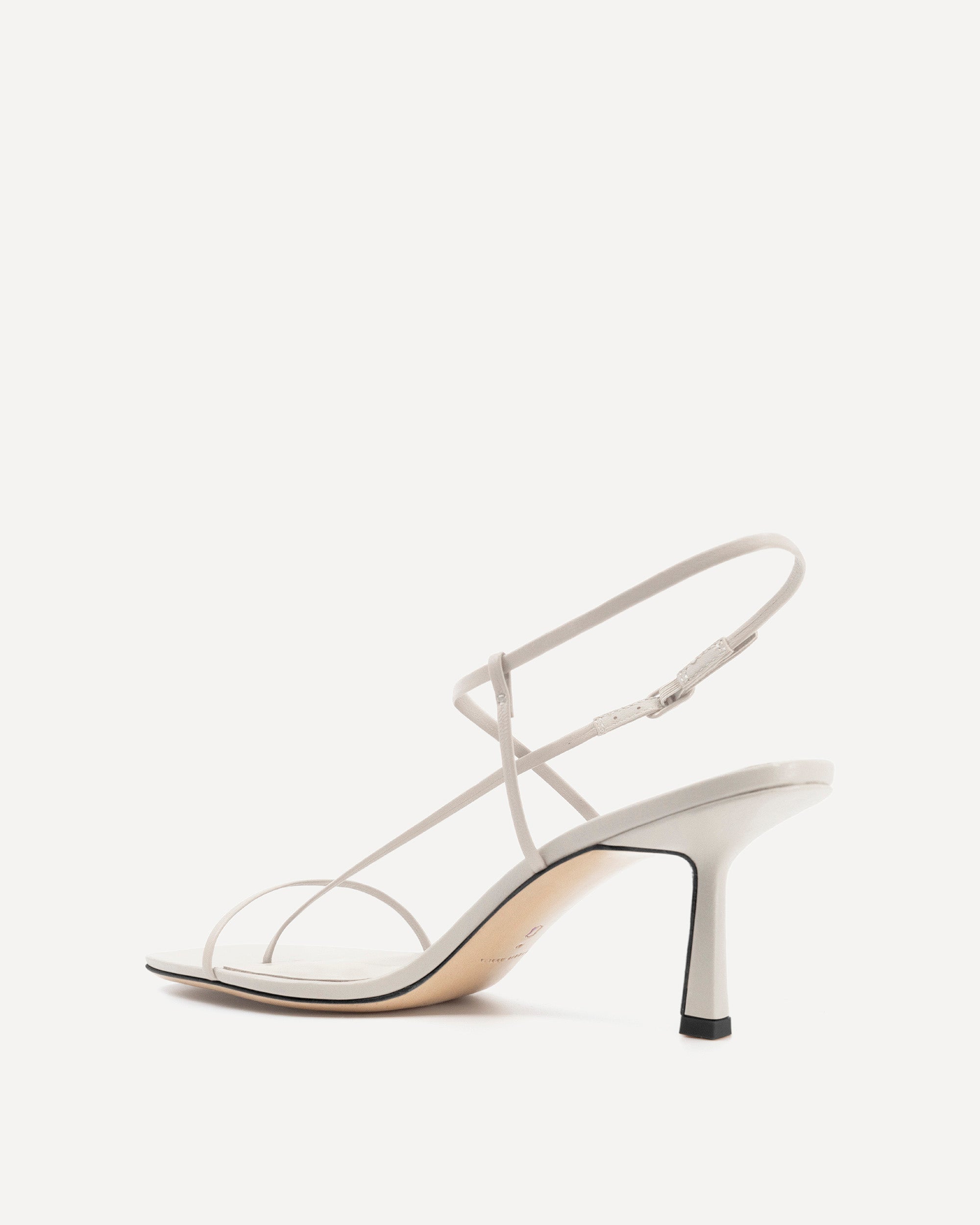 Cross Front 70 Heel | Stone