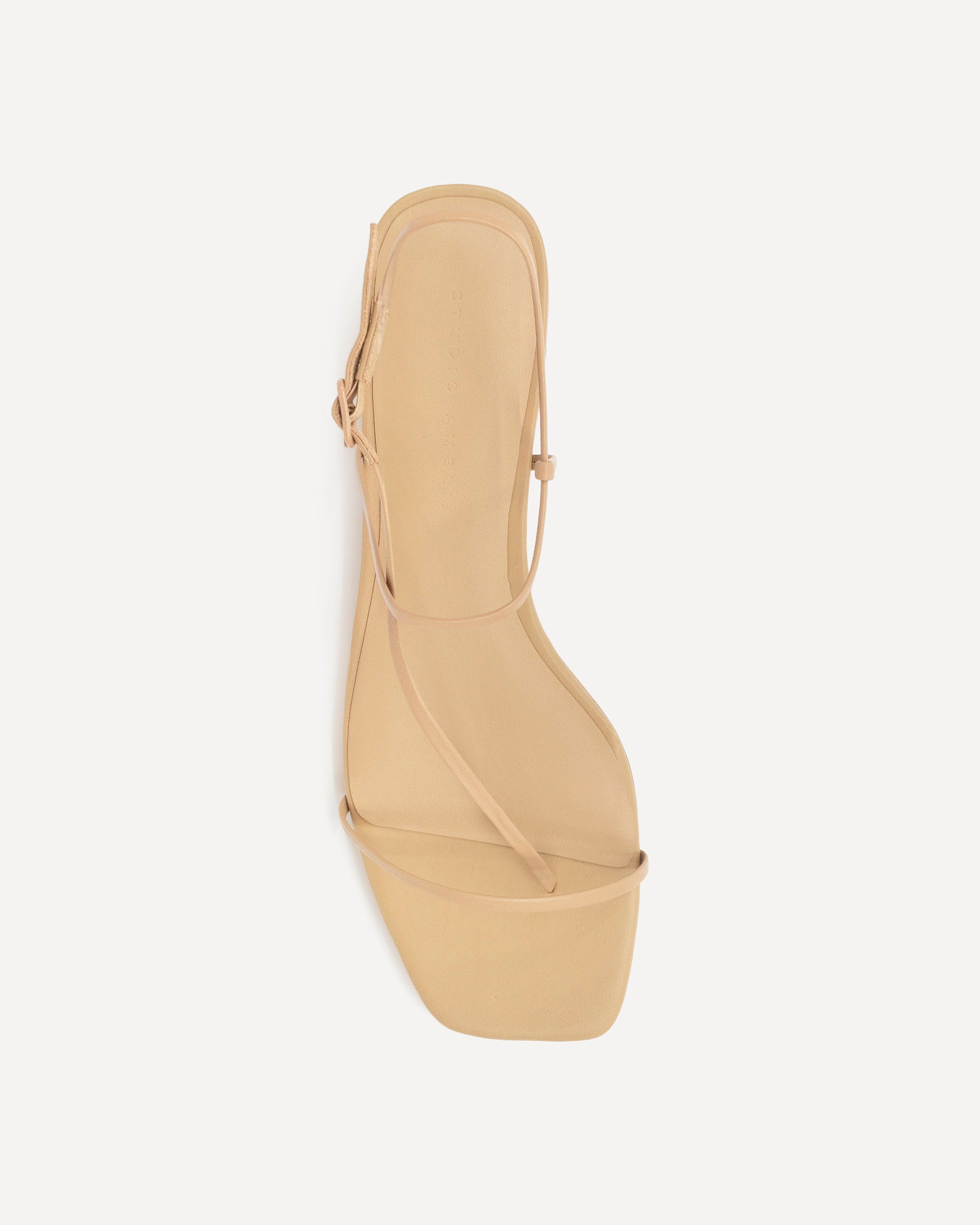Cross Front Flat | Beige