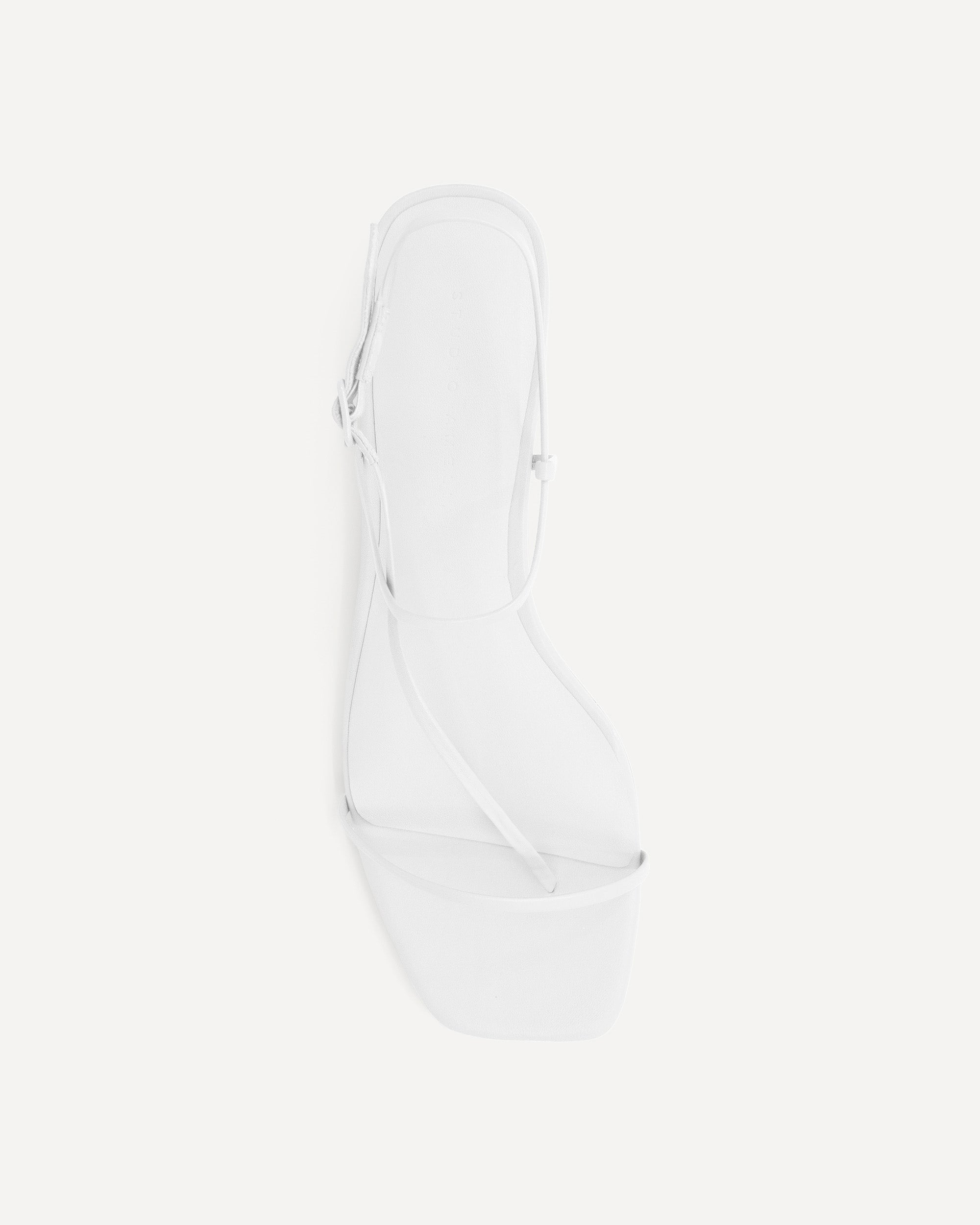 Cross Front Flat | White