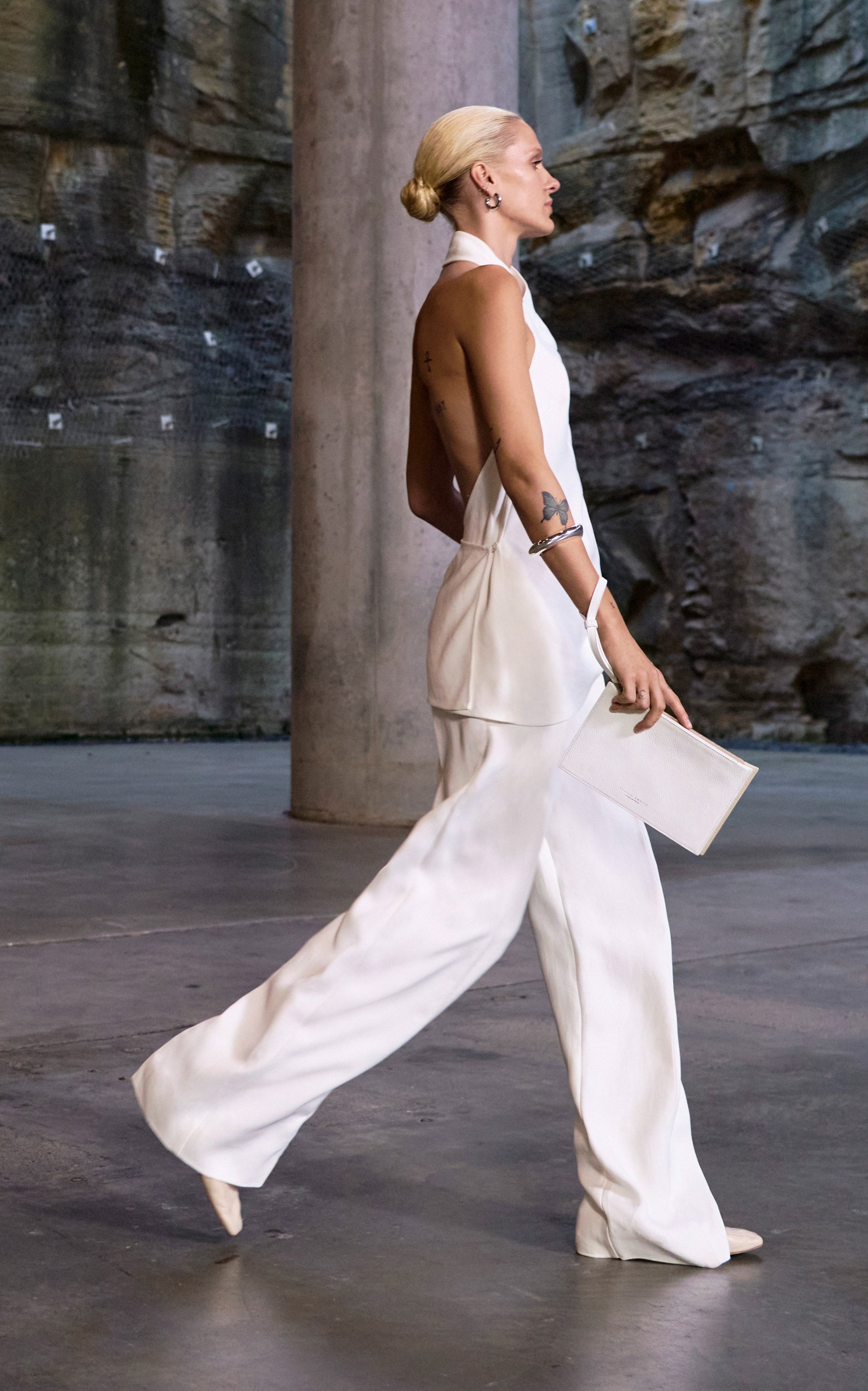 Inverse Wide Pant | Ivory