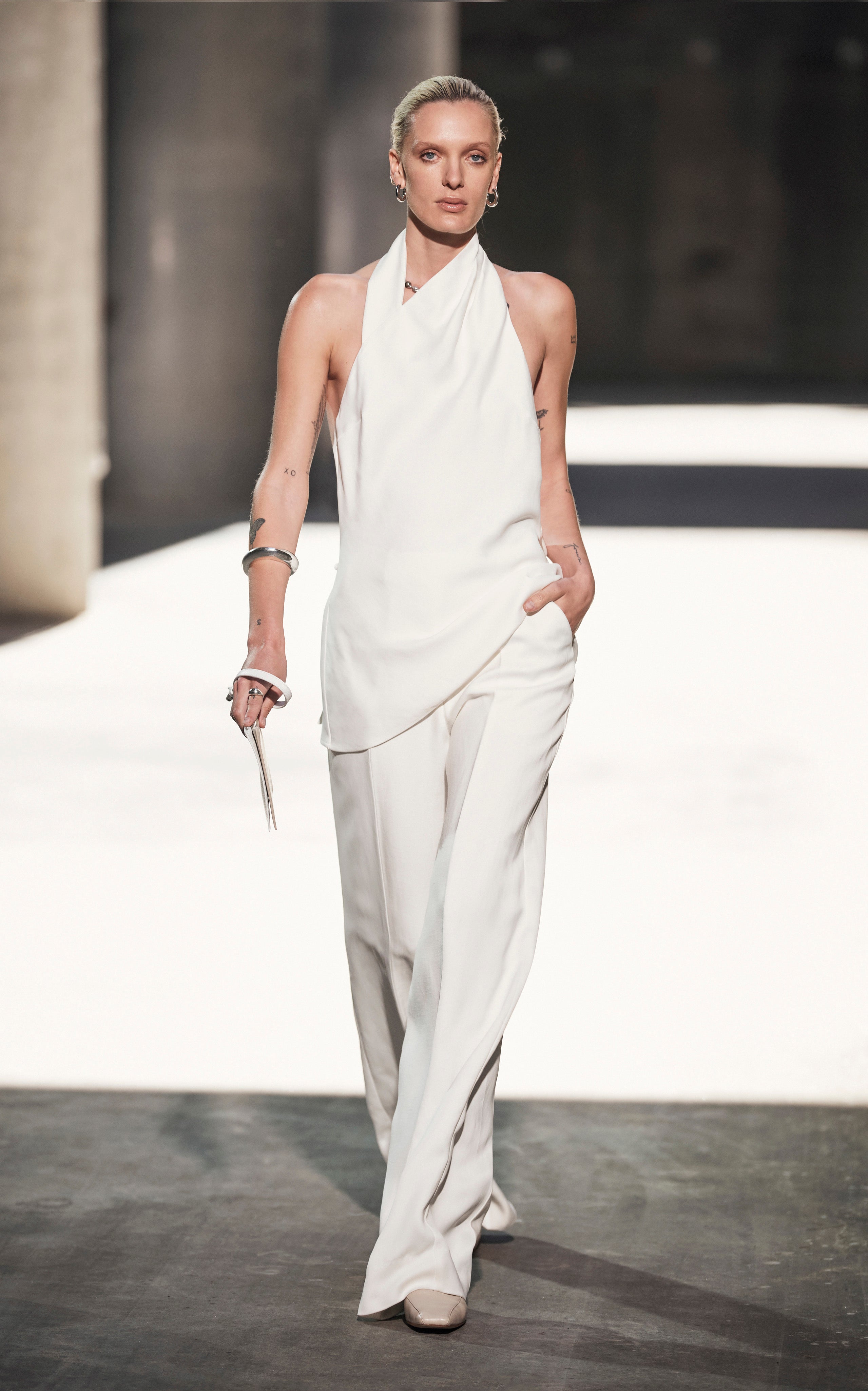 Inverse Wide Pant | Ivory