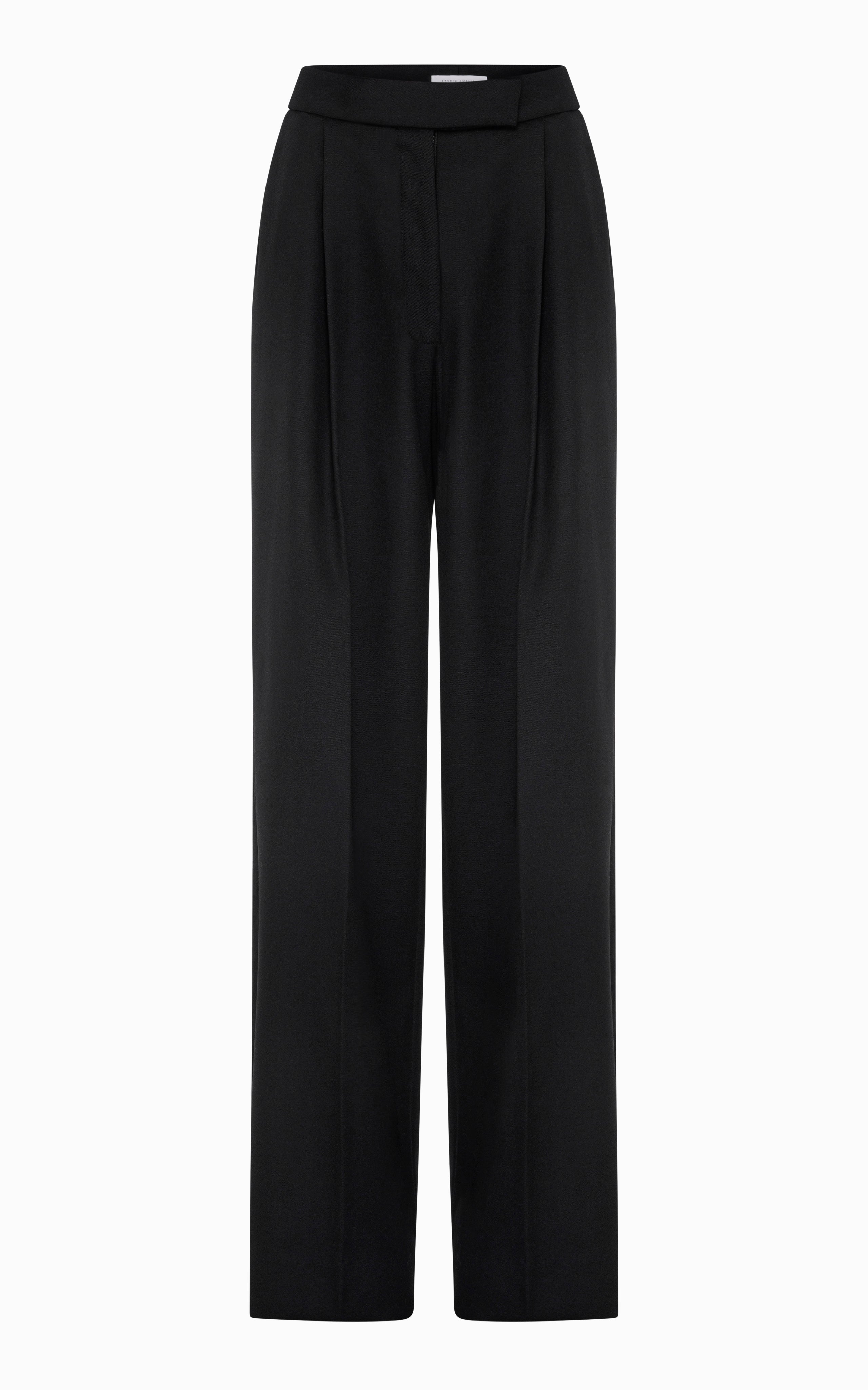 Diptych Spliced Wide Leg Pant | Black