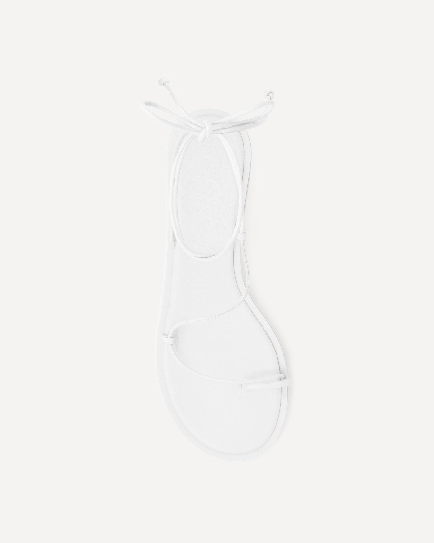 Emily Wrap Flat | White