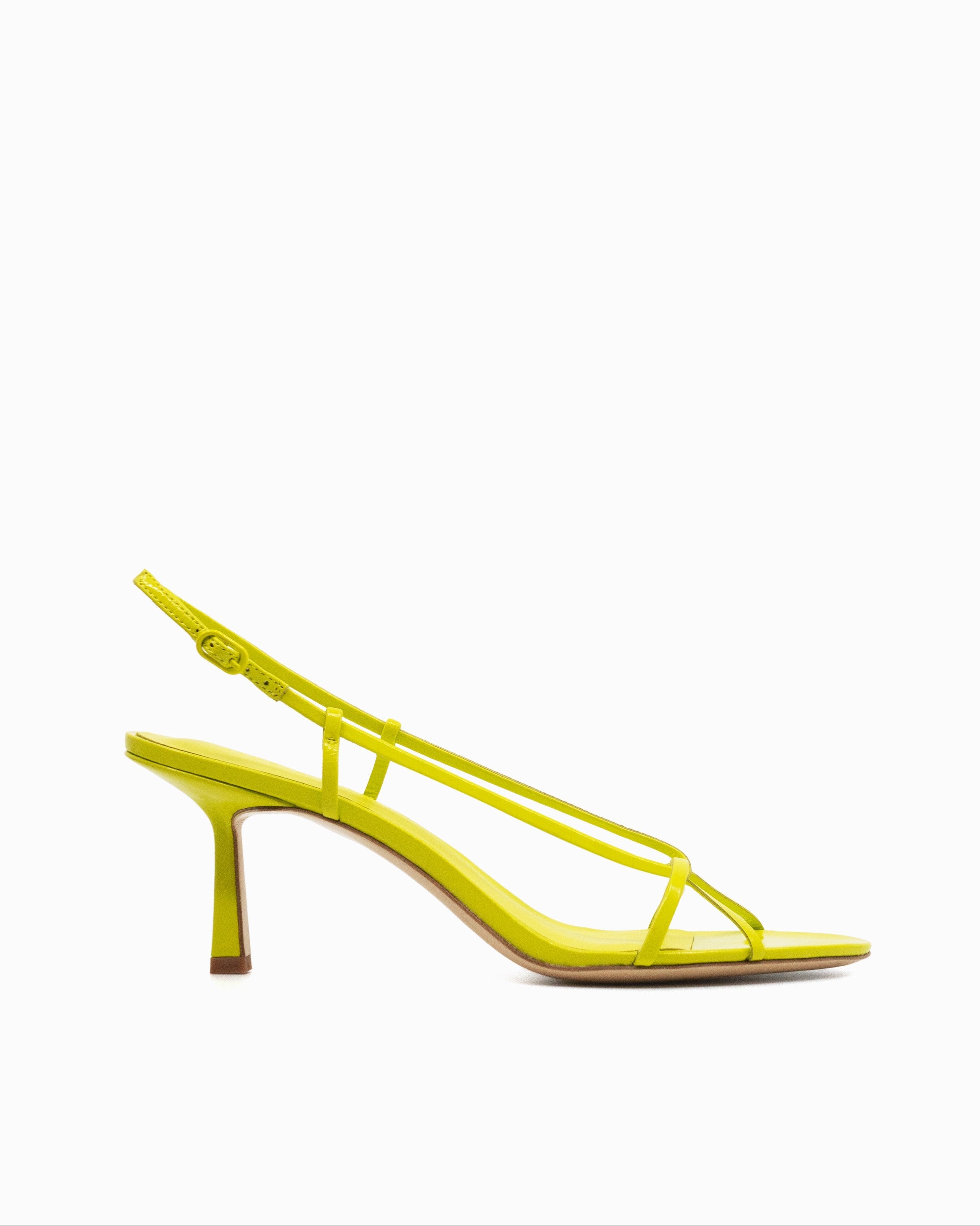 Entwined 70 Heel | Acid Yellow