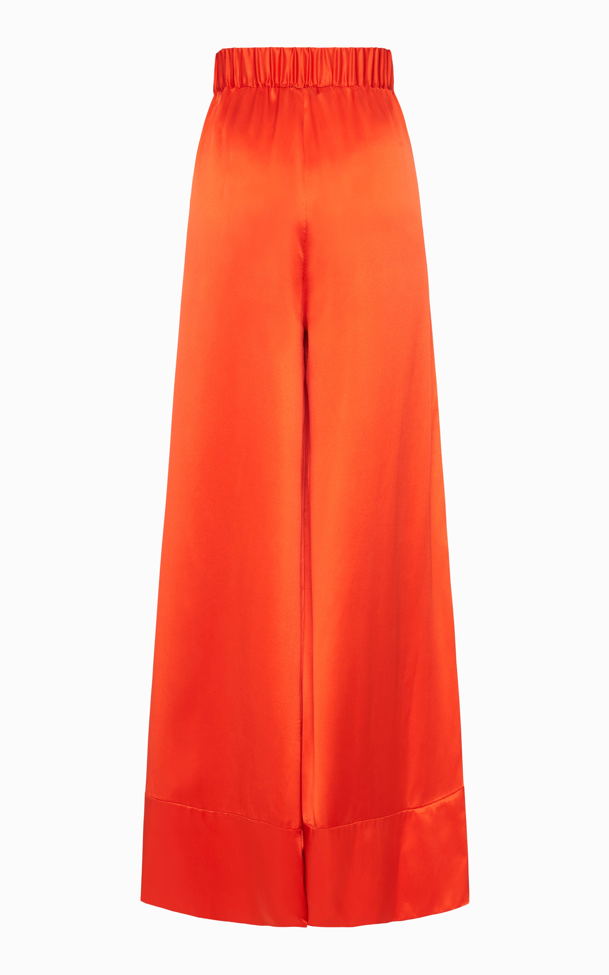 Fluid Palazzo Pant | Lobster Silk
