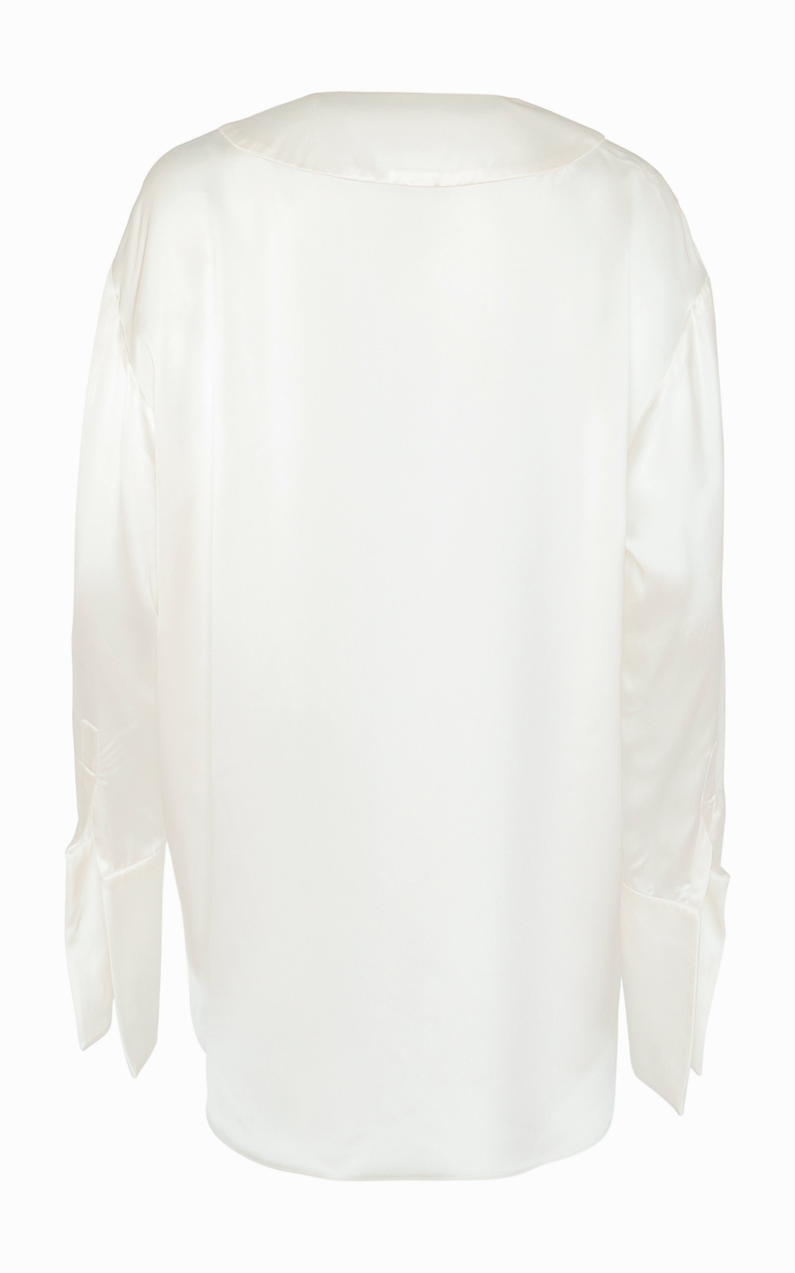 Flux Deep V Blouse | Ivory
