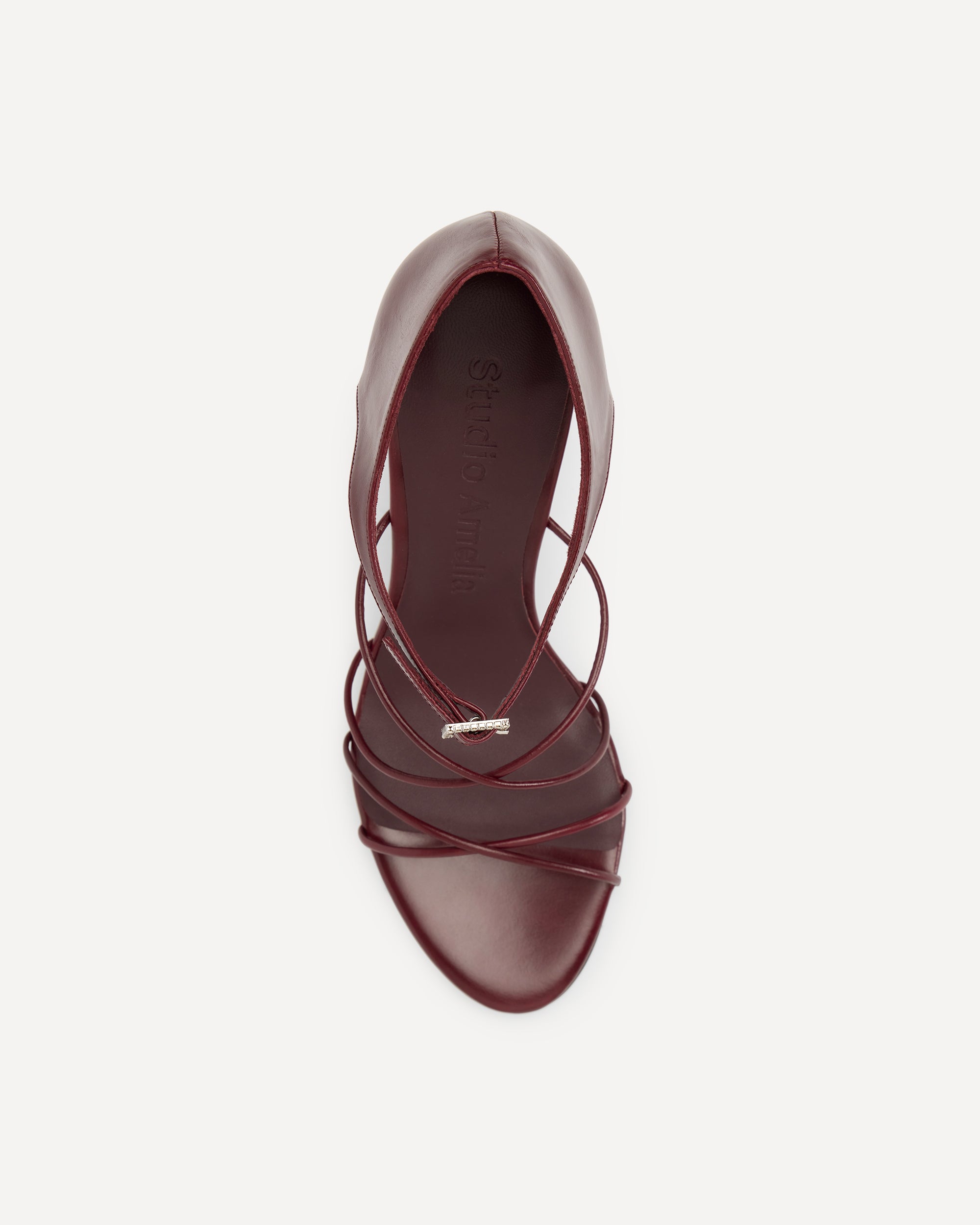 Greta 90 Sandal | Merlot