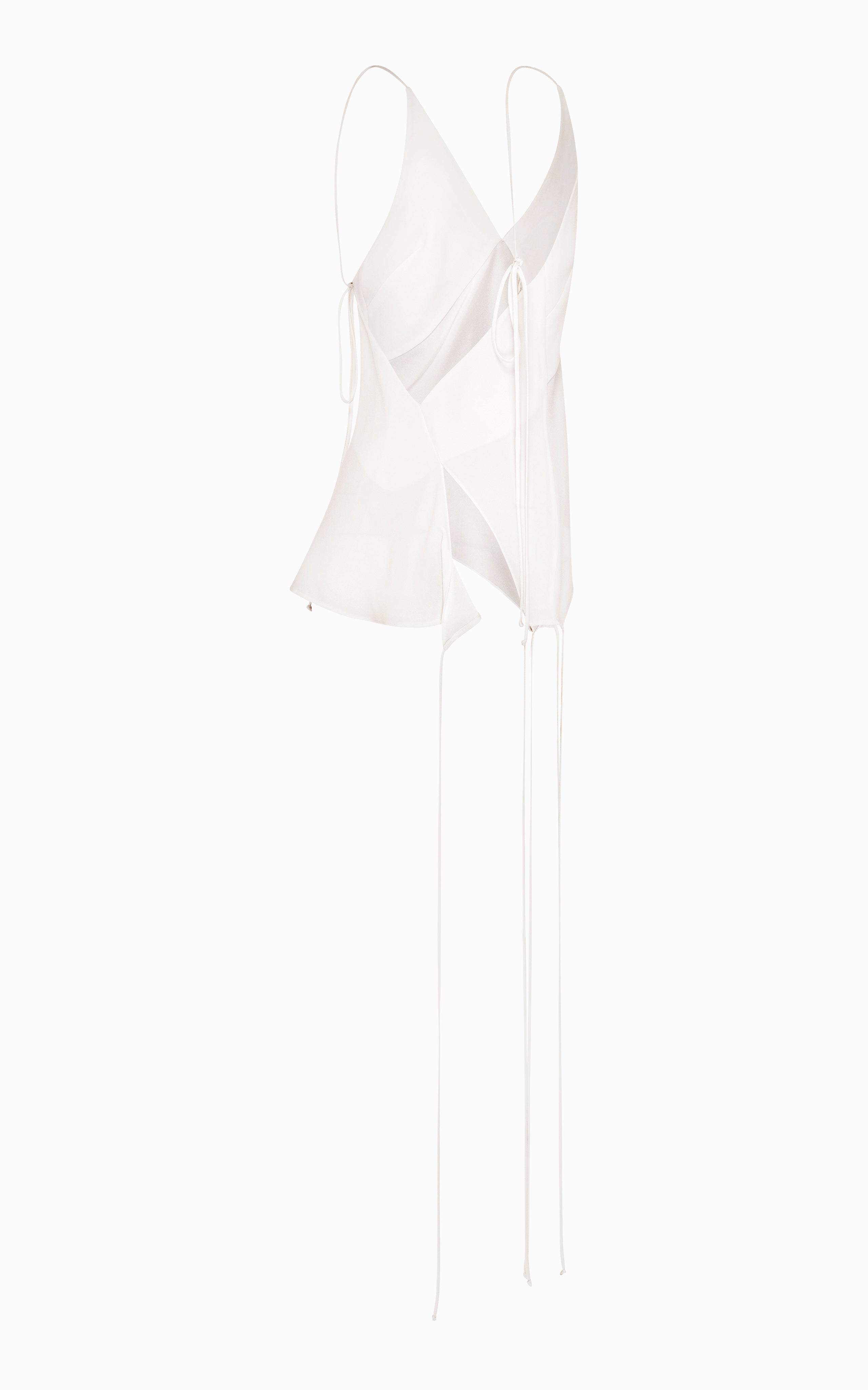 Harmonic Bias Draped Cami | Ivory