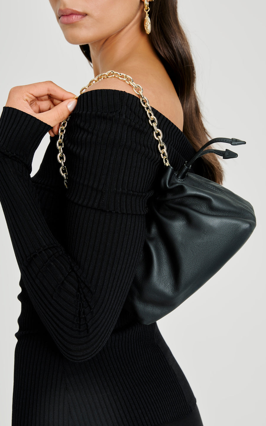 Alexandra Petite Drawstring | Black