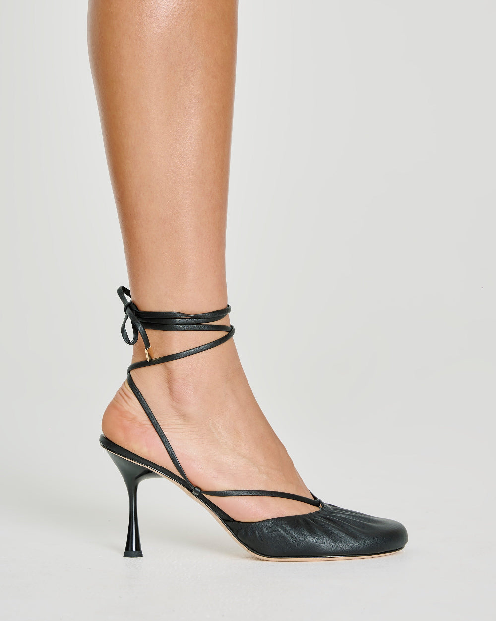 Ronde Laced 90 Heel | Black