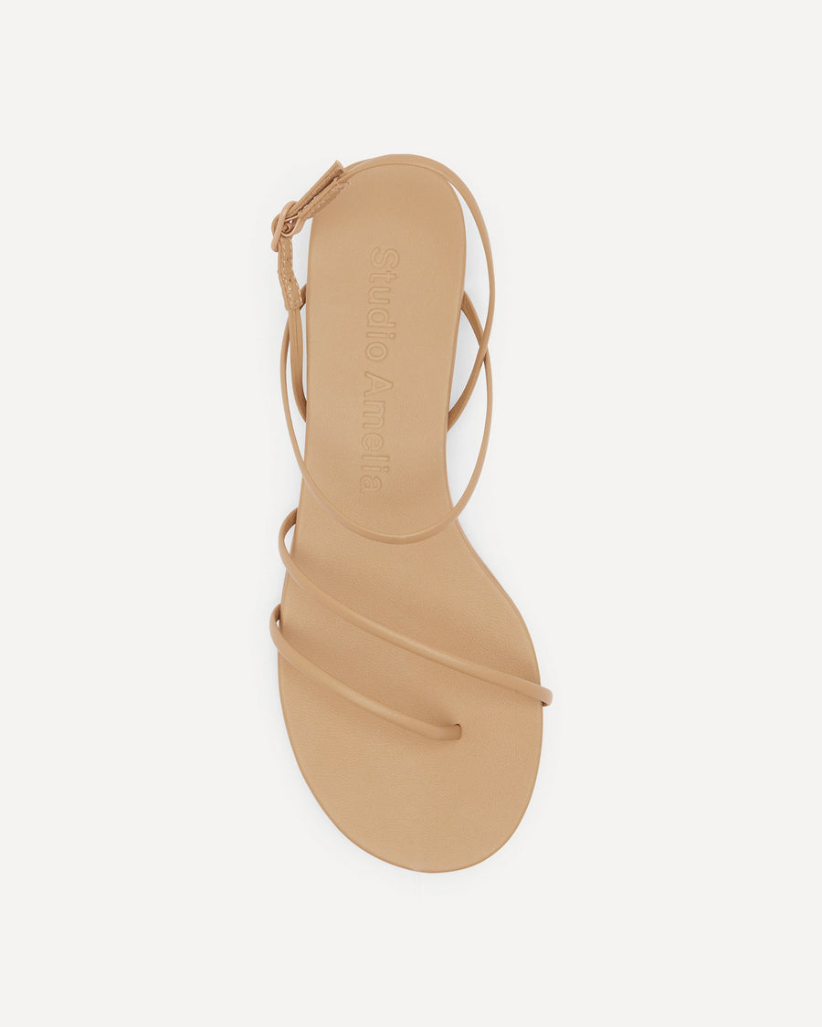 Helix Flat Sandal | Beige