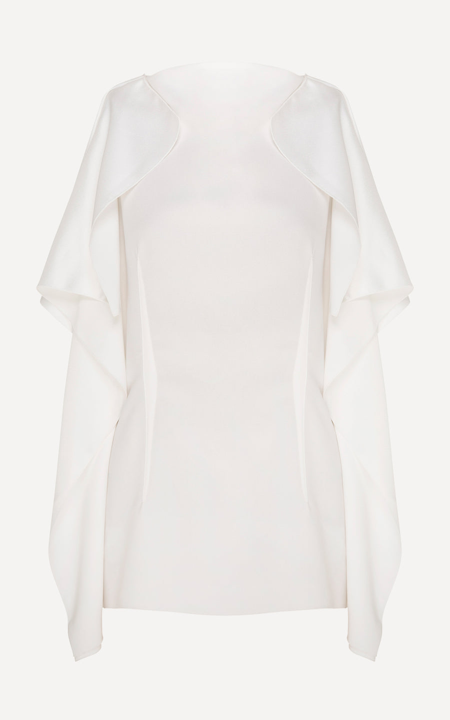 Illusion Winged Top | Ivory - SAMPLE