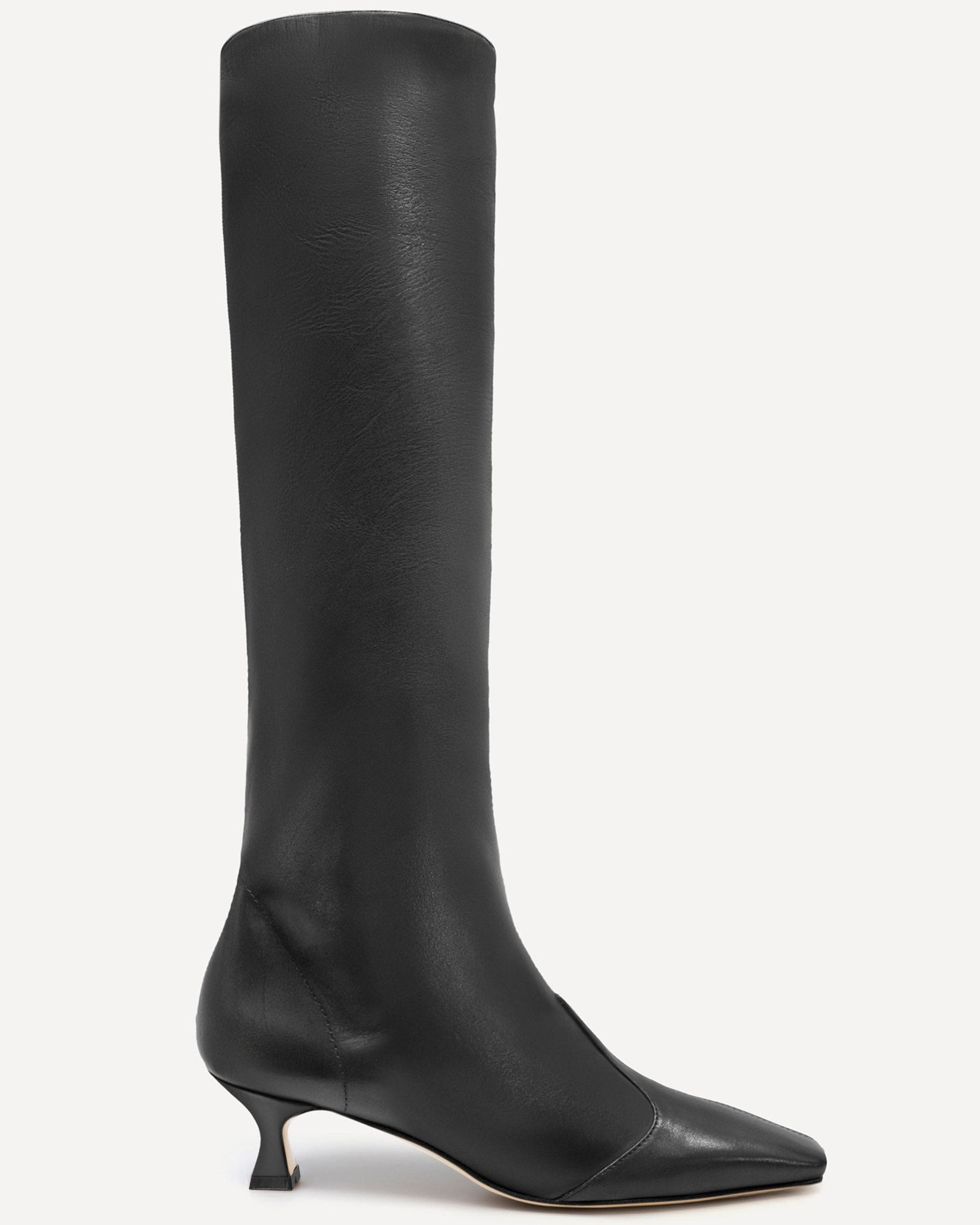 Maverick Calf Boot | Black Nappa
