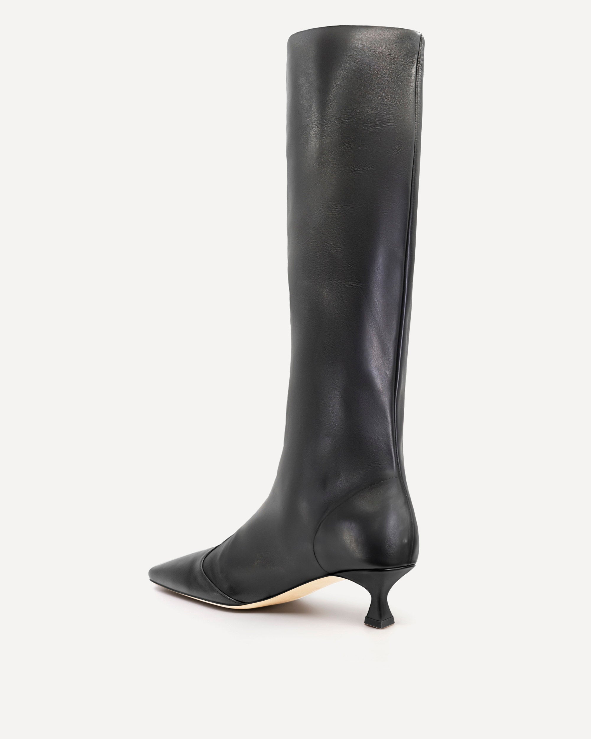 Maverick Calf Boot | Black Nappa