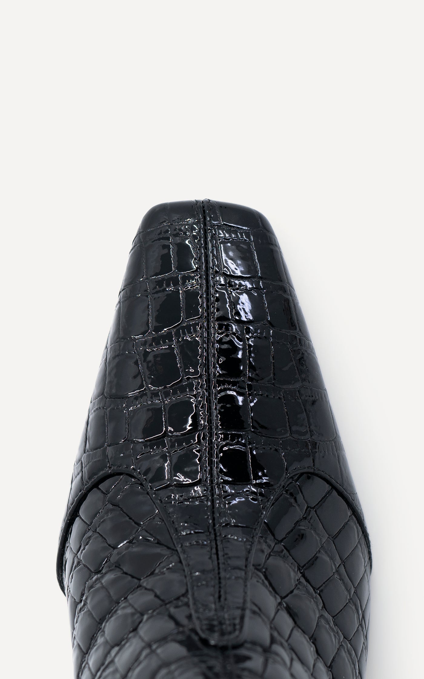 Maverick Calf Boot | Black Crocodile
