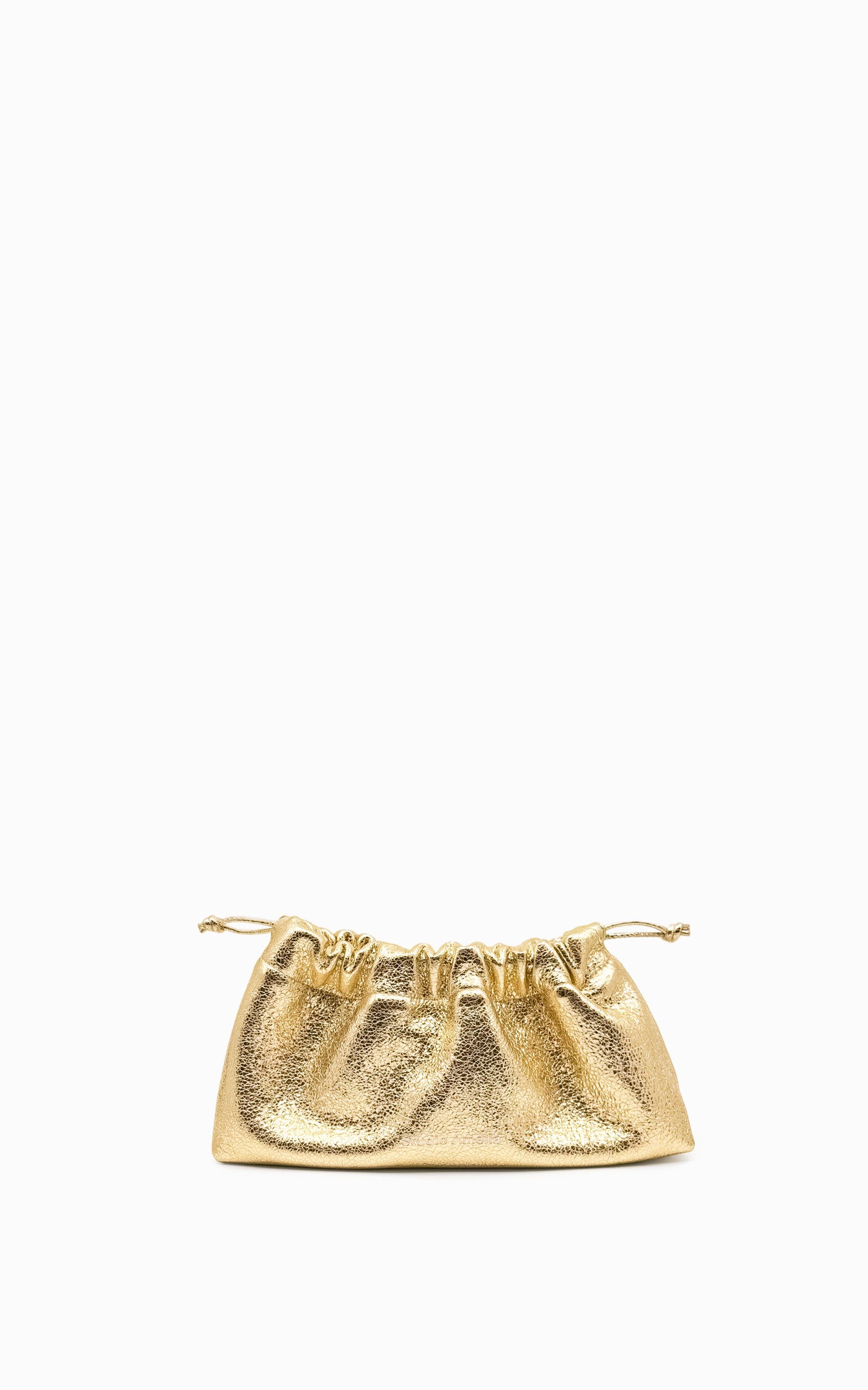 Mini Drawstring Bag | Gold