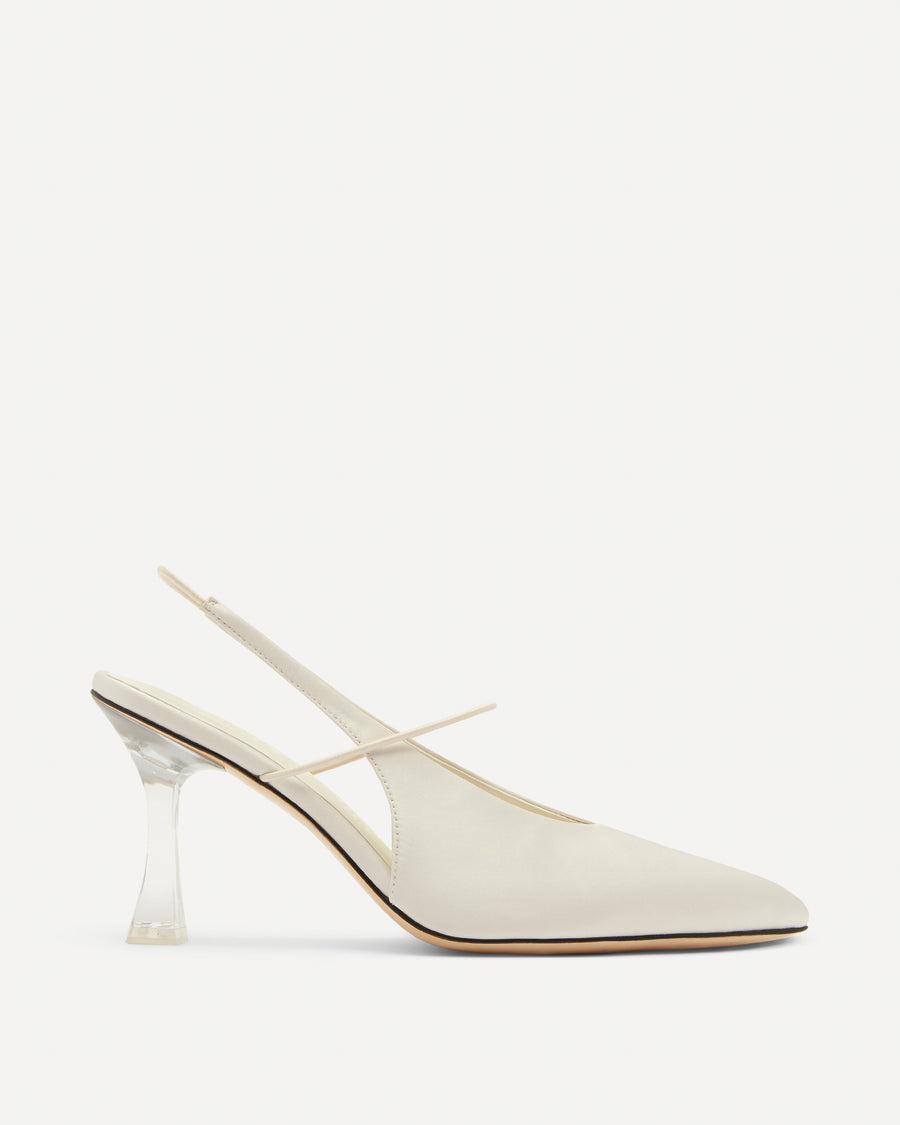 Mignon 90 Heel | White