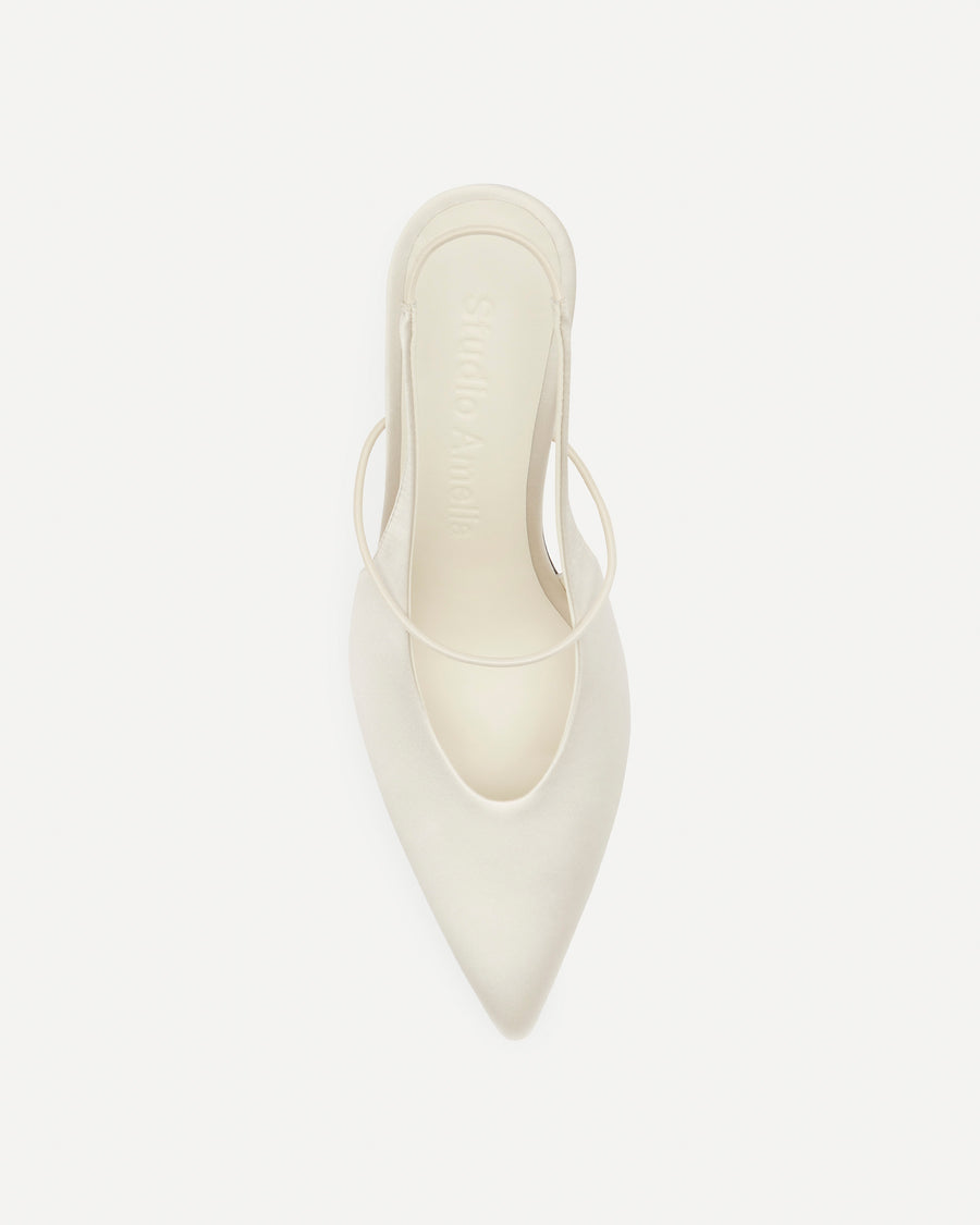 Mignon 90 Heel | White