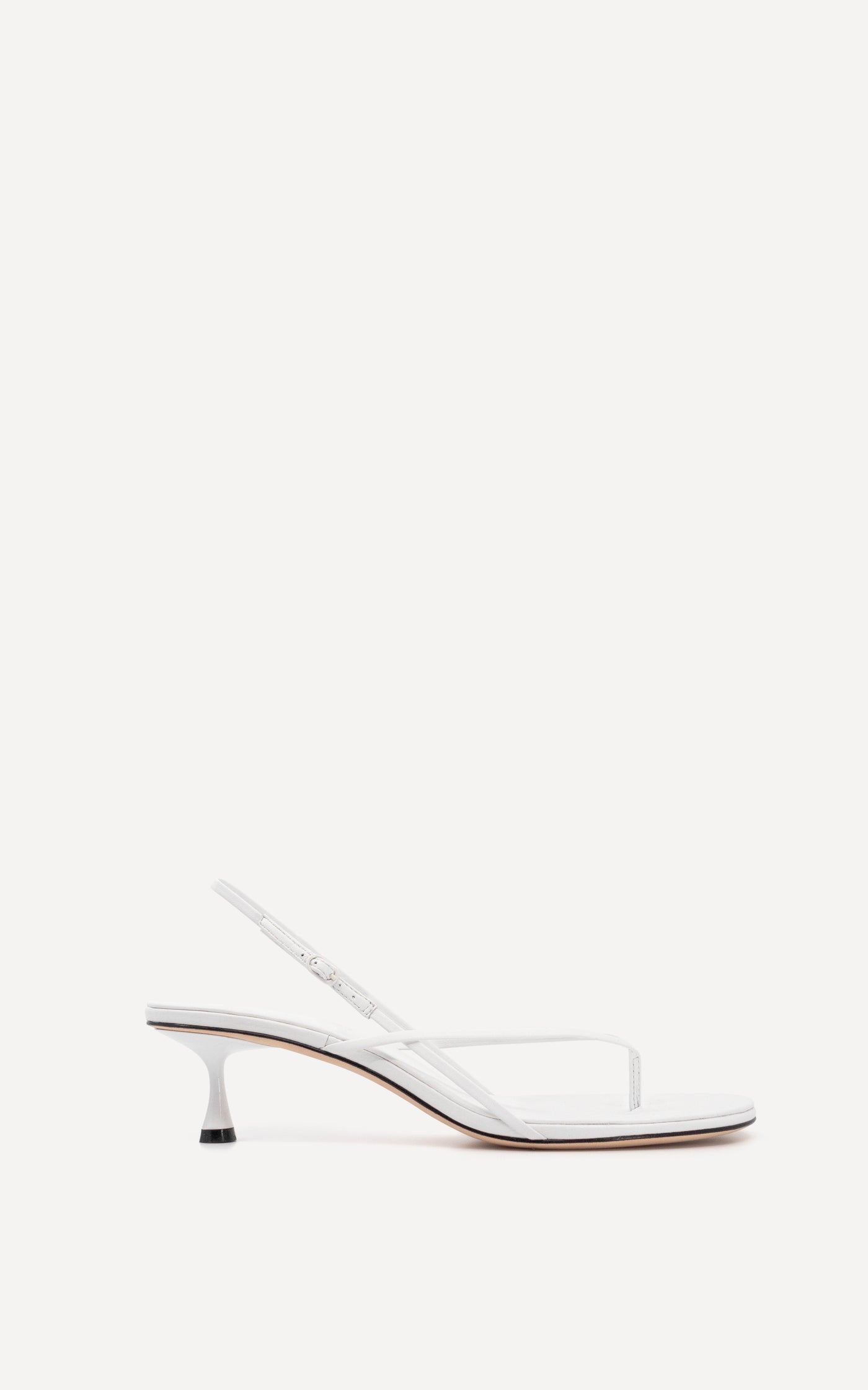 Wishbone 50 Heel | White