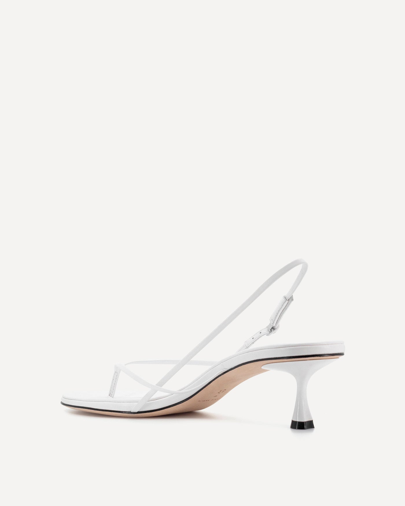 Wishbone 50 Heel | White