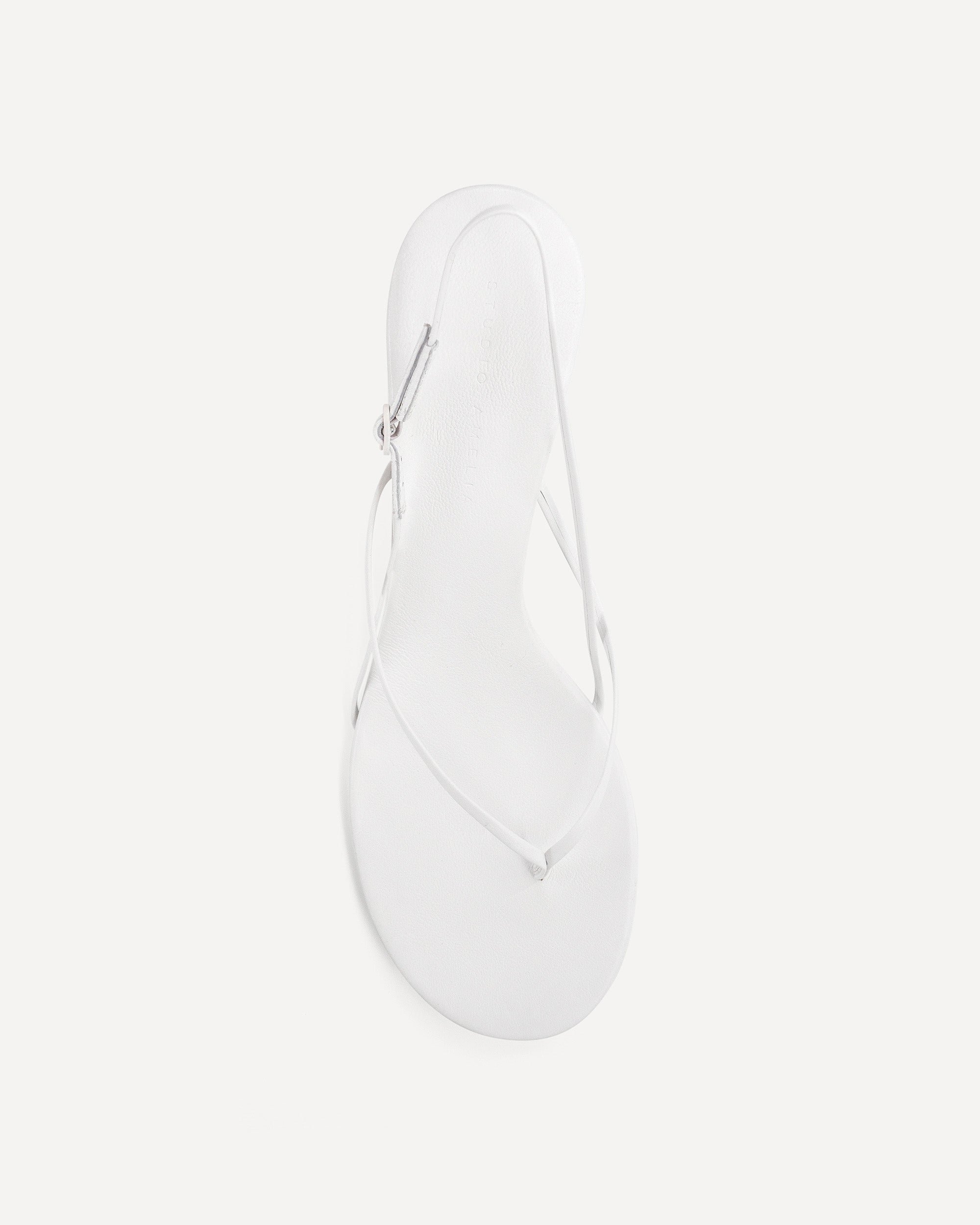Wishbone 50 Heel | White