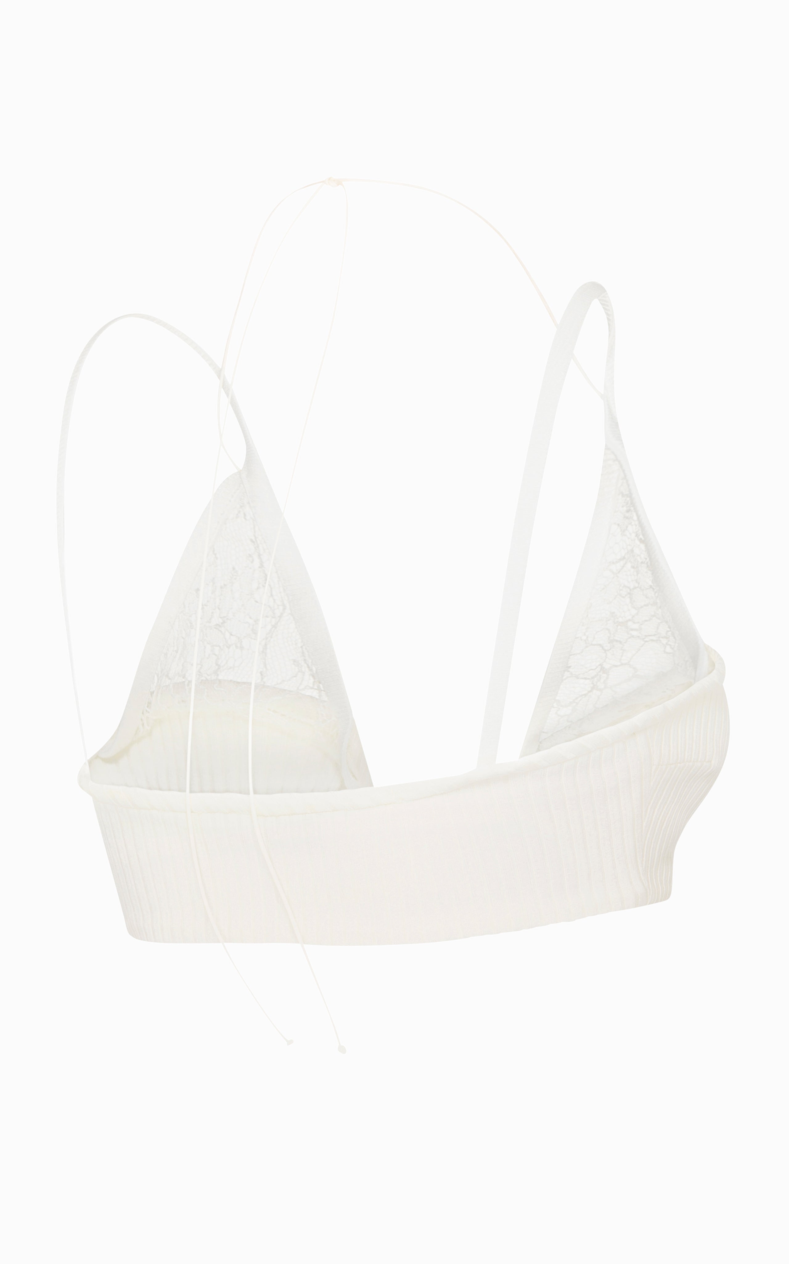Pluto Rib Bralette | Ivory