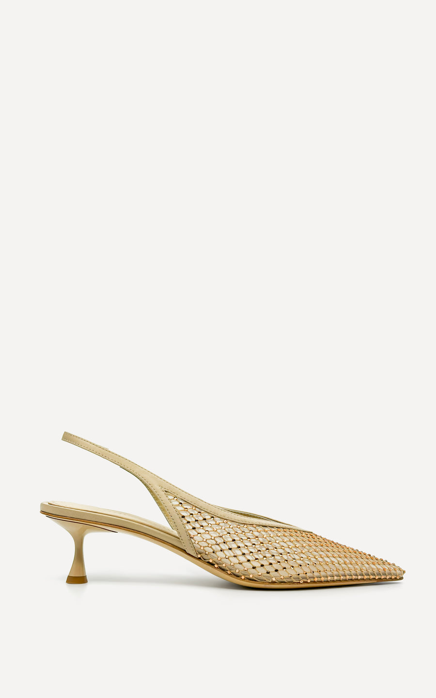 Razor 50 Heel | Champagne Mesh