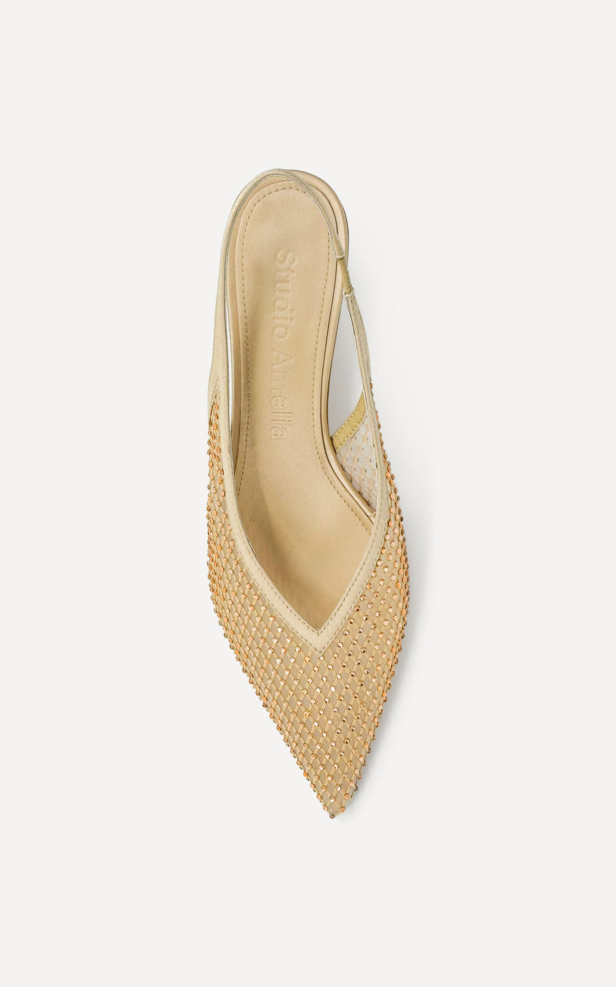 Razor 50 Heel | Champagne Mesh