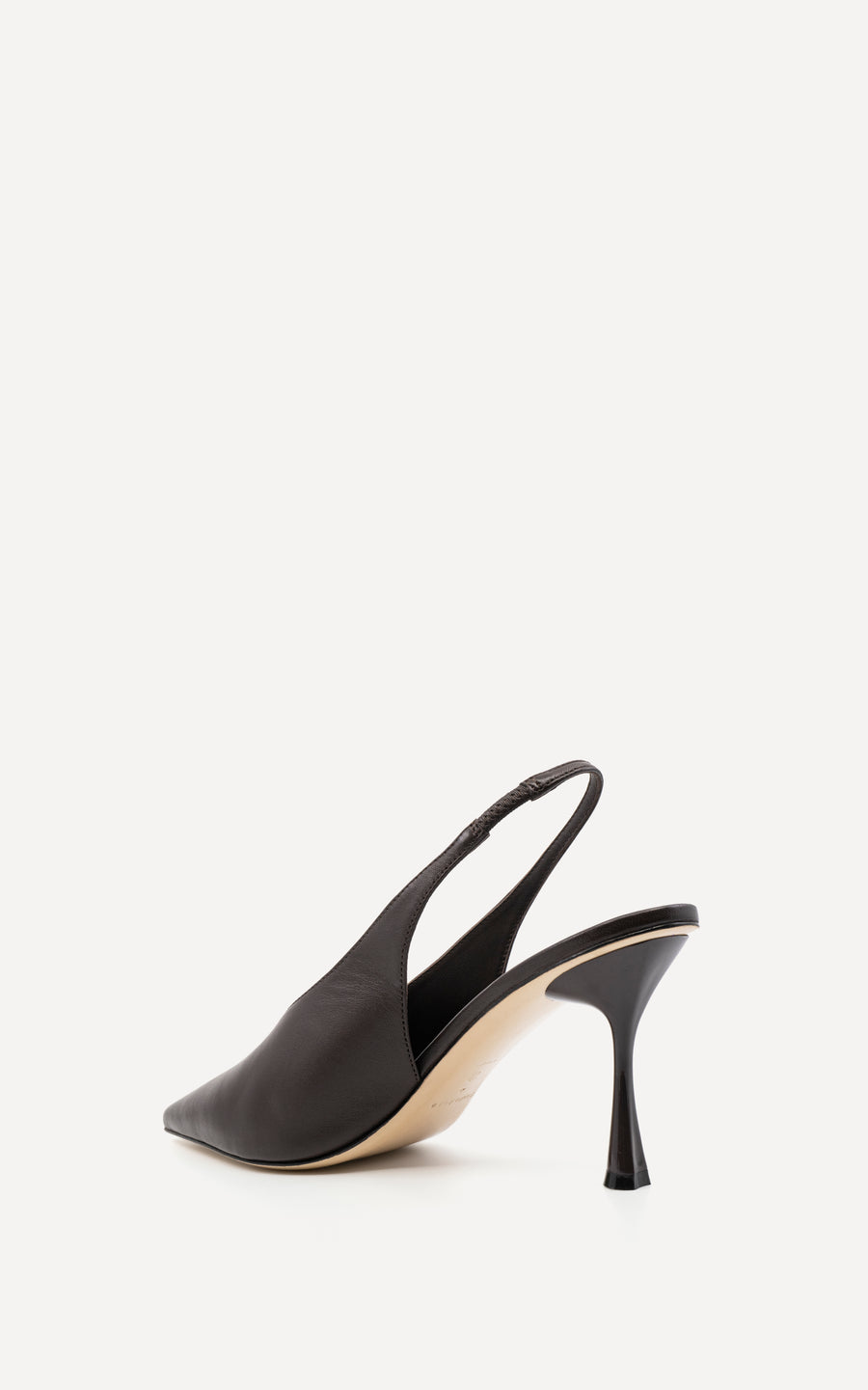 Razor Slingback 90 Heel | Chocolate