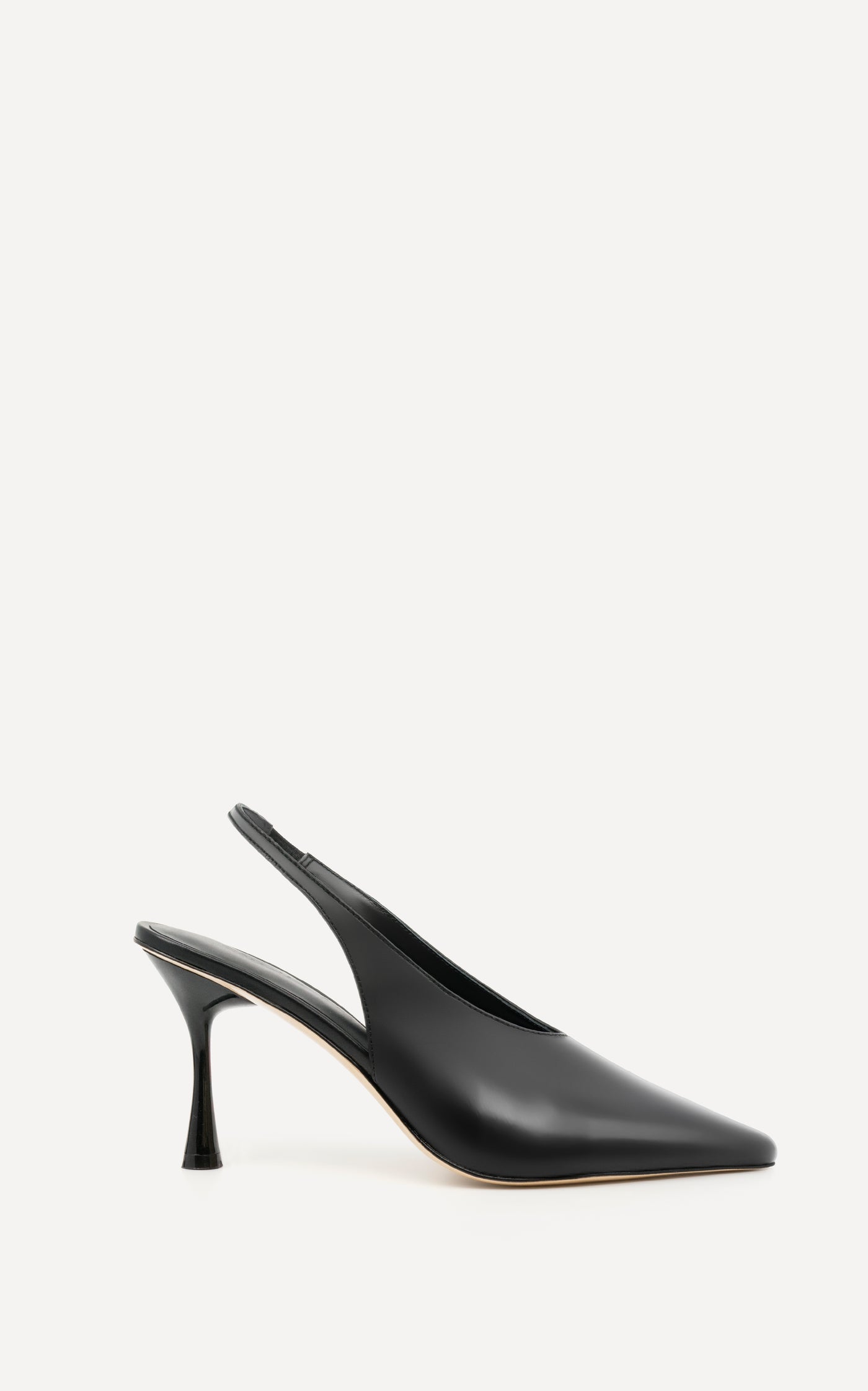 Razor Slingback 90 Heel | Black