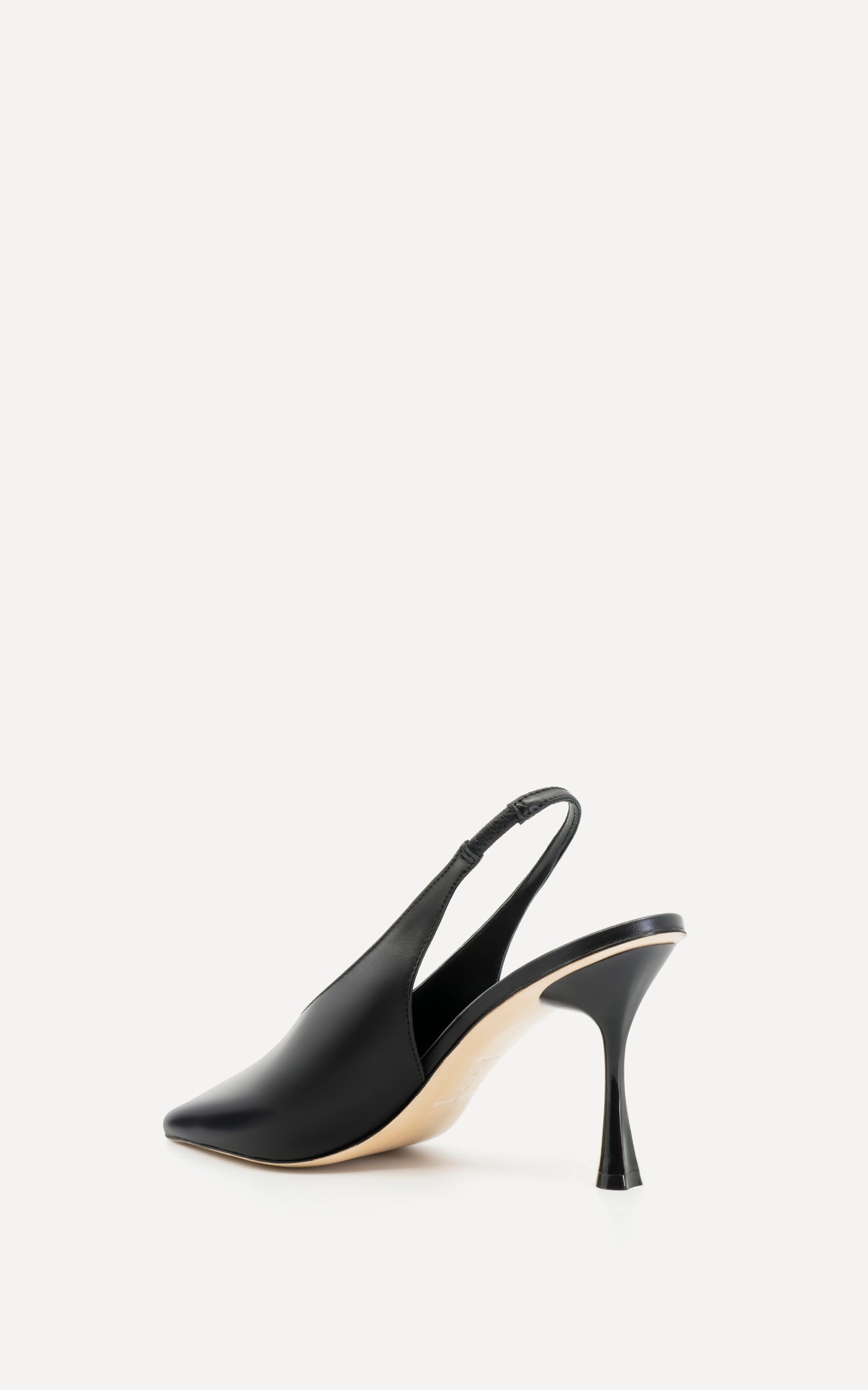 Razor Slingback 90 Heel | Black