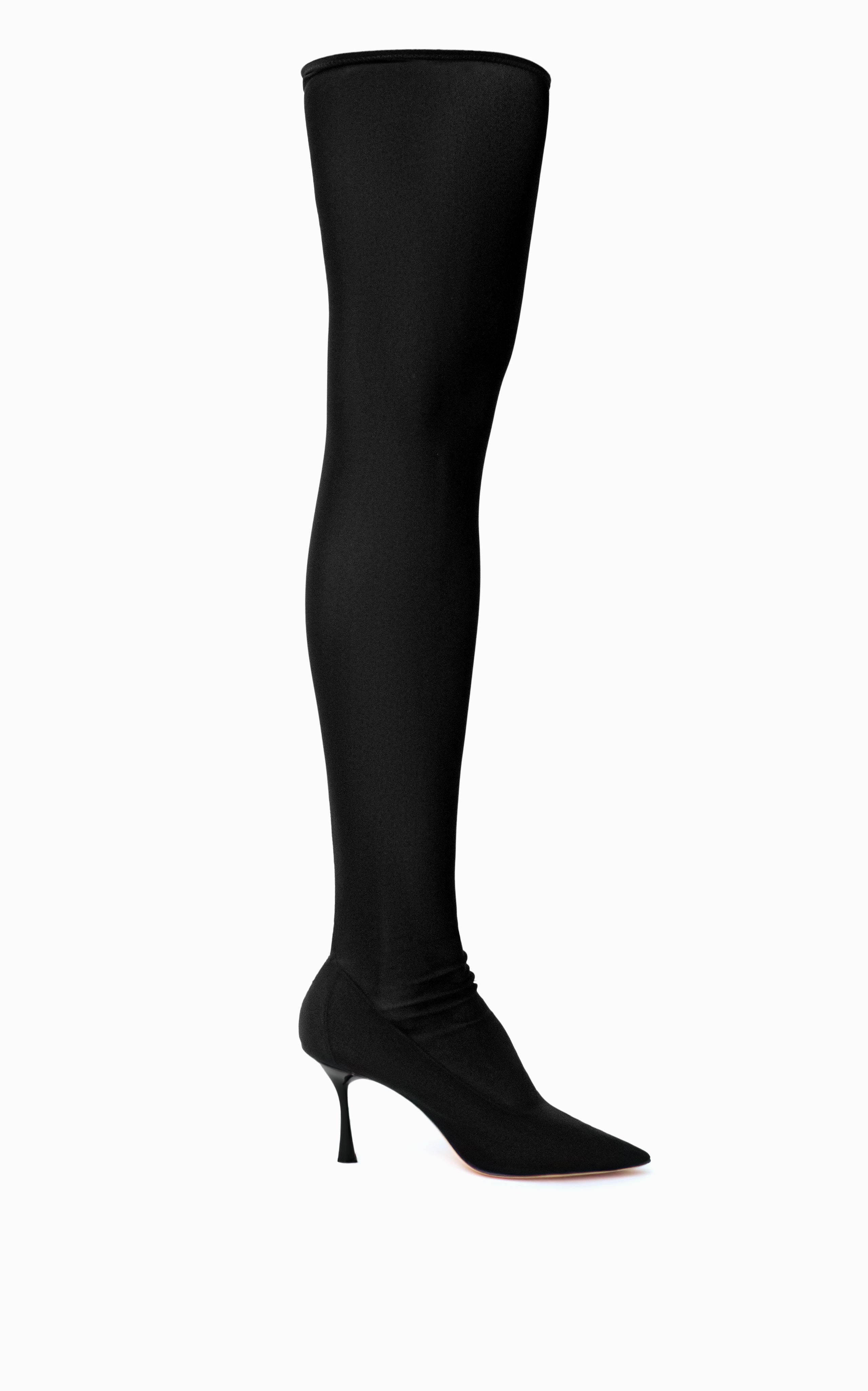 Mesh Sock Boots - Black - Ladies