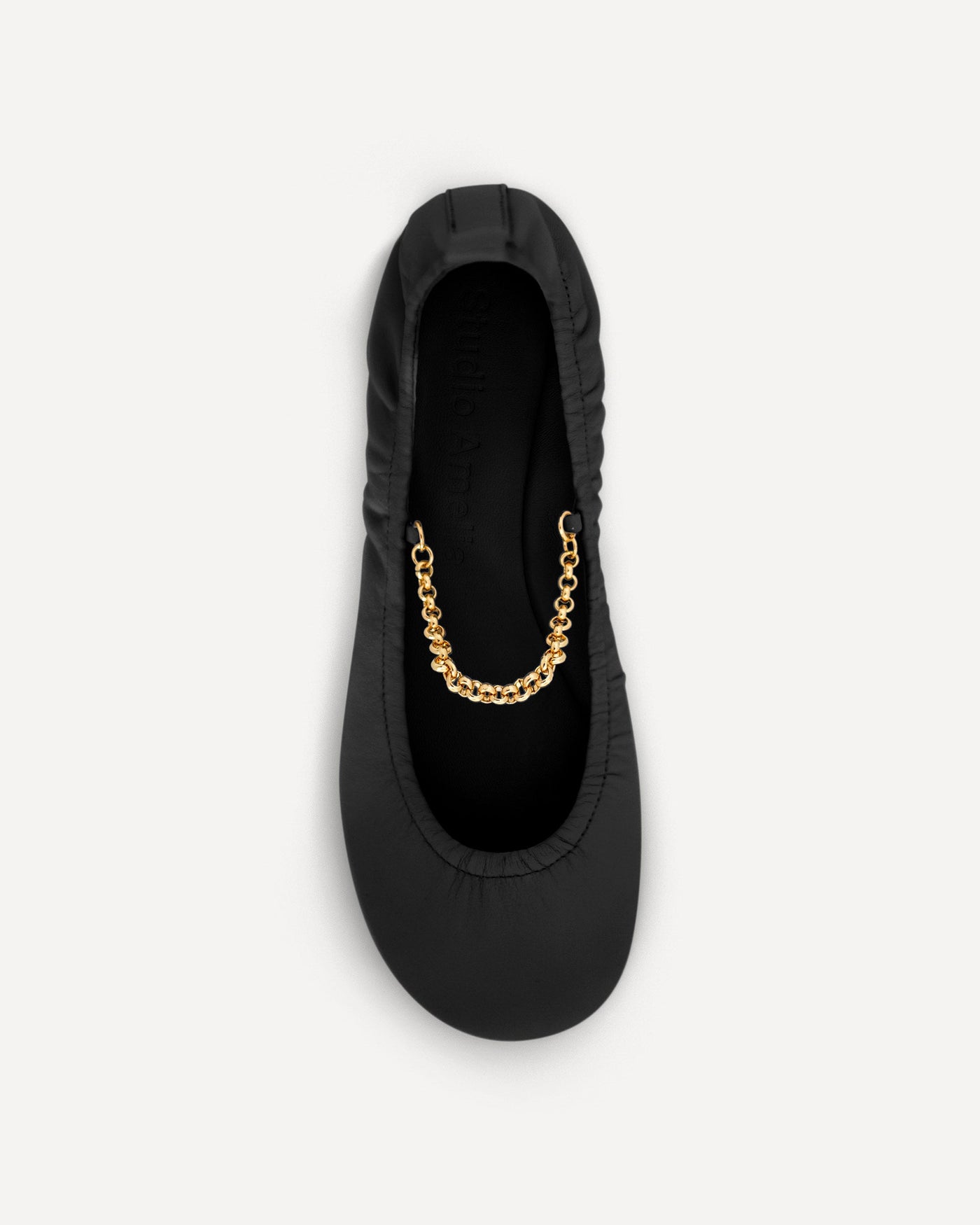 Ronde Ballet Flat | Black