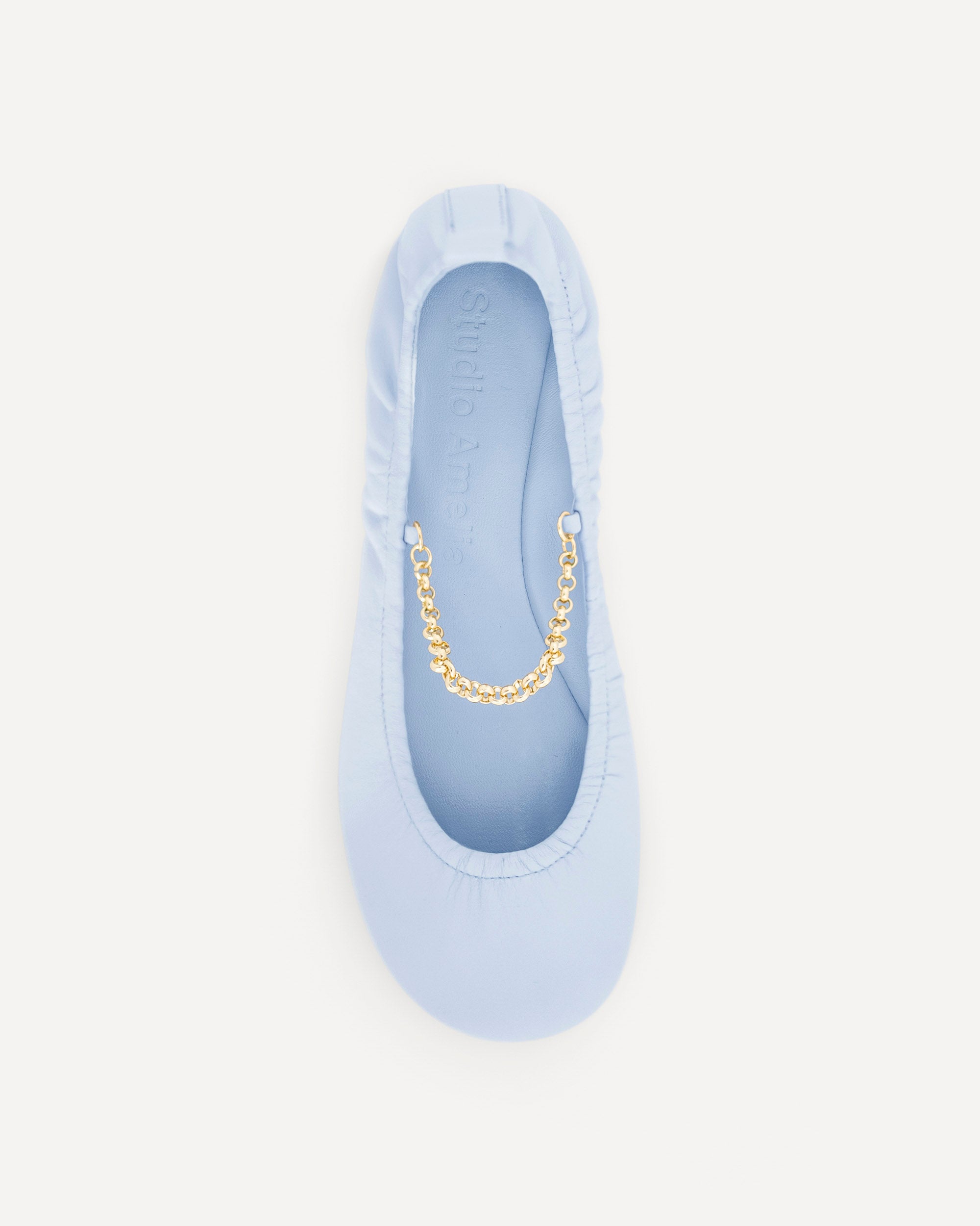 Ronde Ballet Flat | Ice Blue