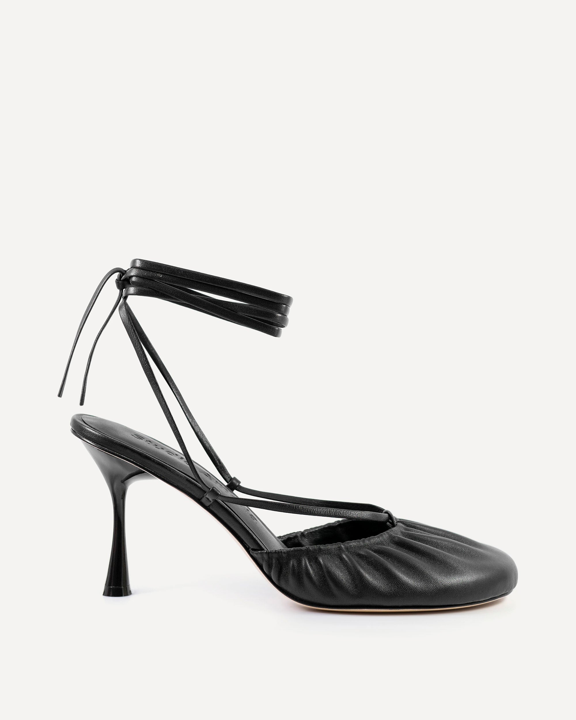 Ronde Laced 90 Heel | Black