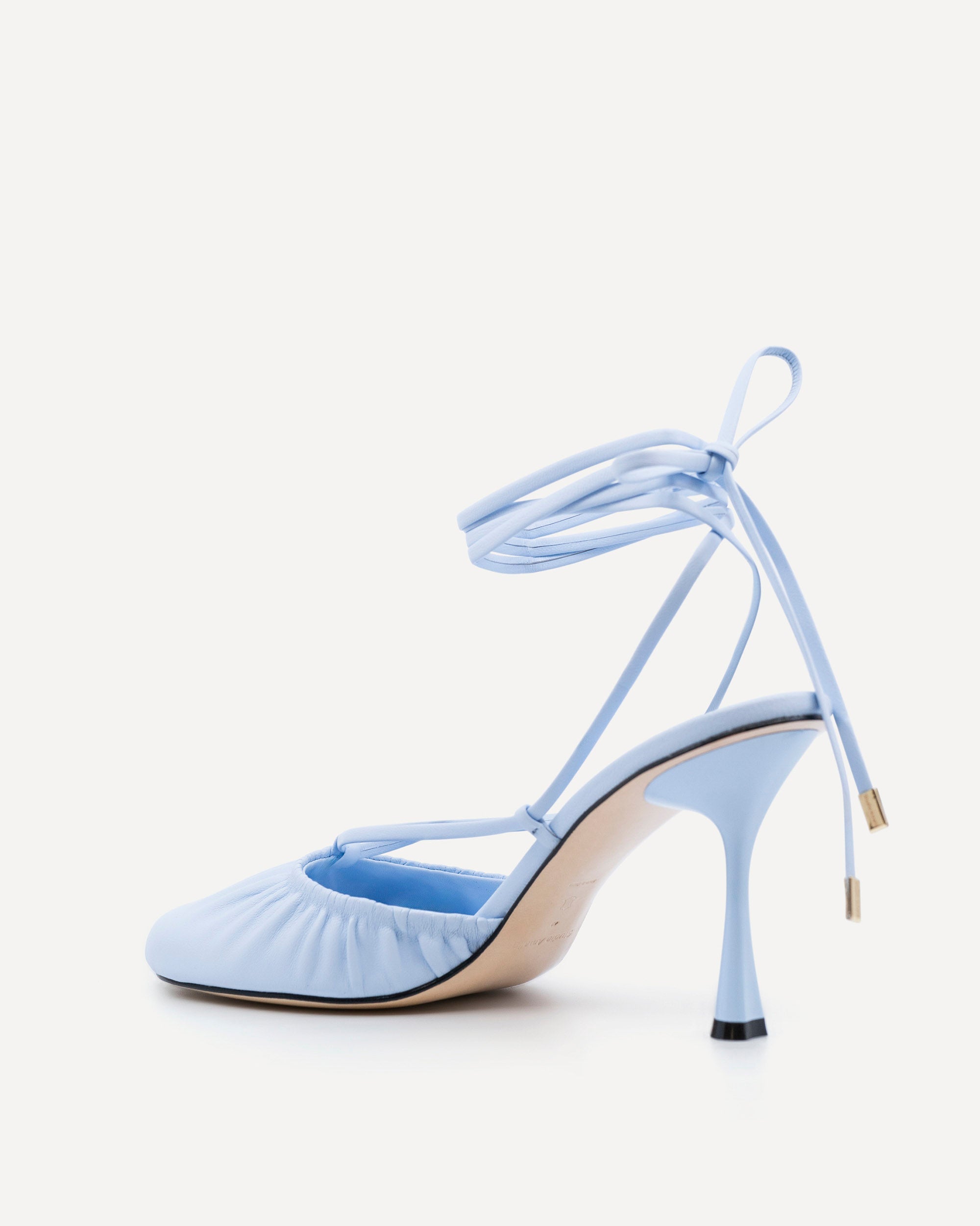 Ronde Laced 90 Heel | Ice Blue