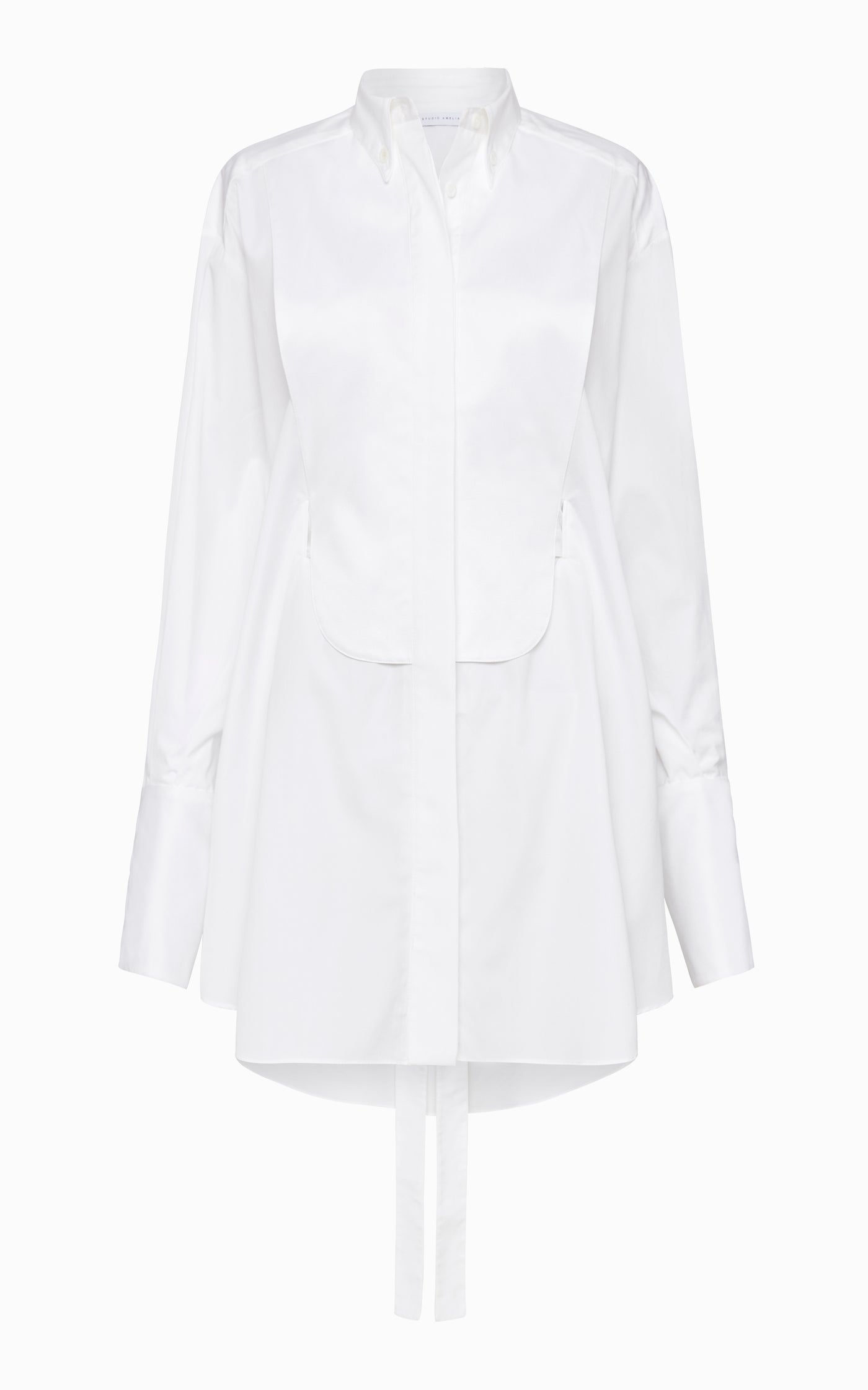 Trendrill Bib Shirt | White - SAMPLE