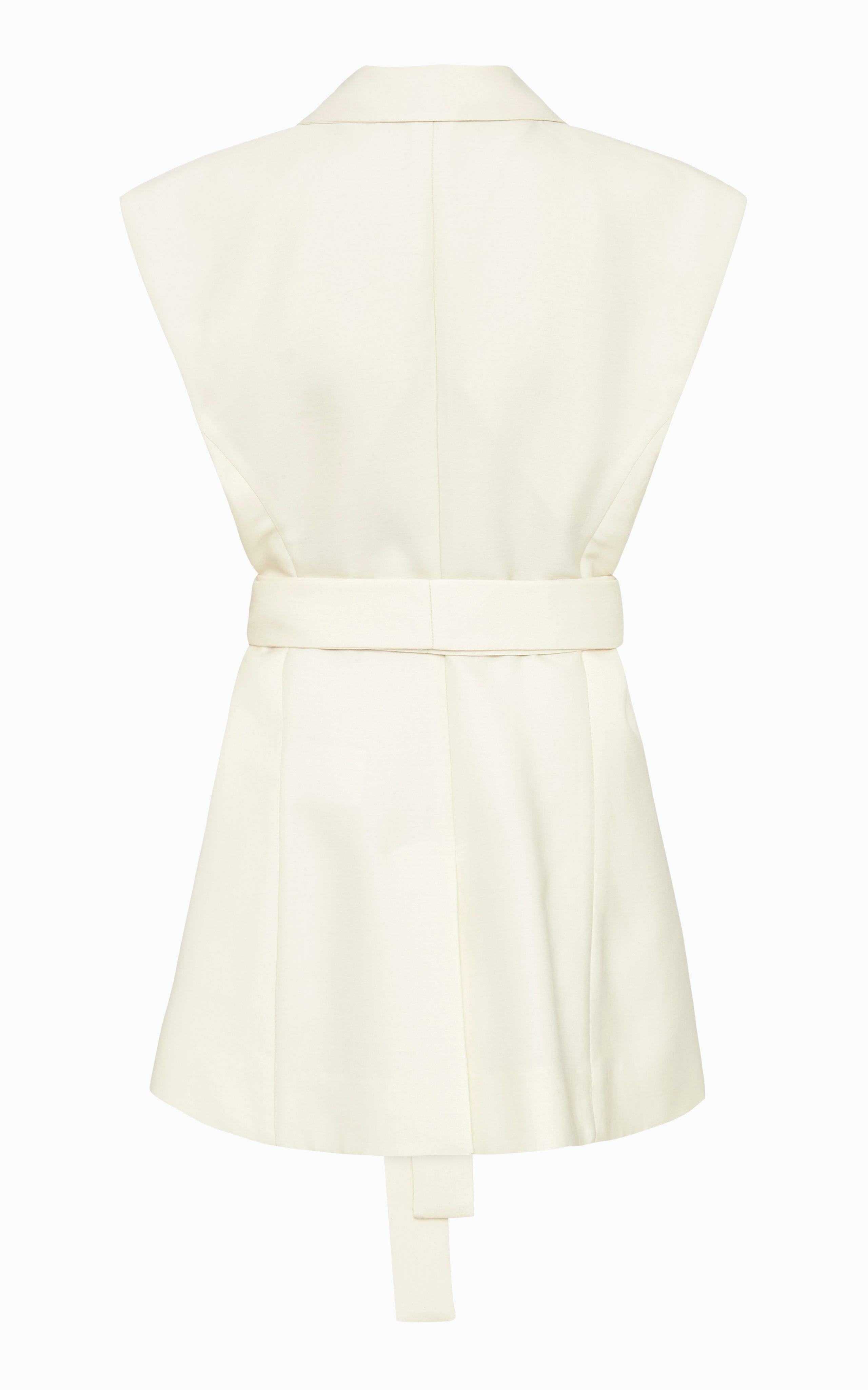 Amphitrite Wrap Waistcoat | Ivory