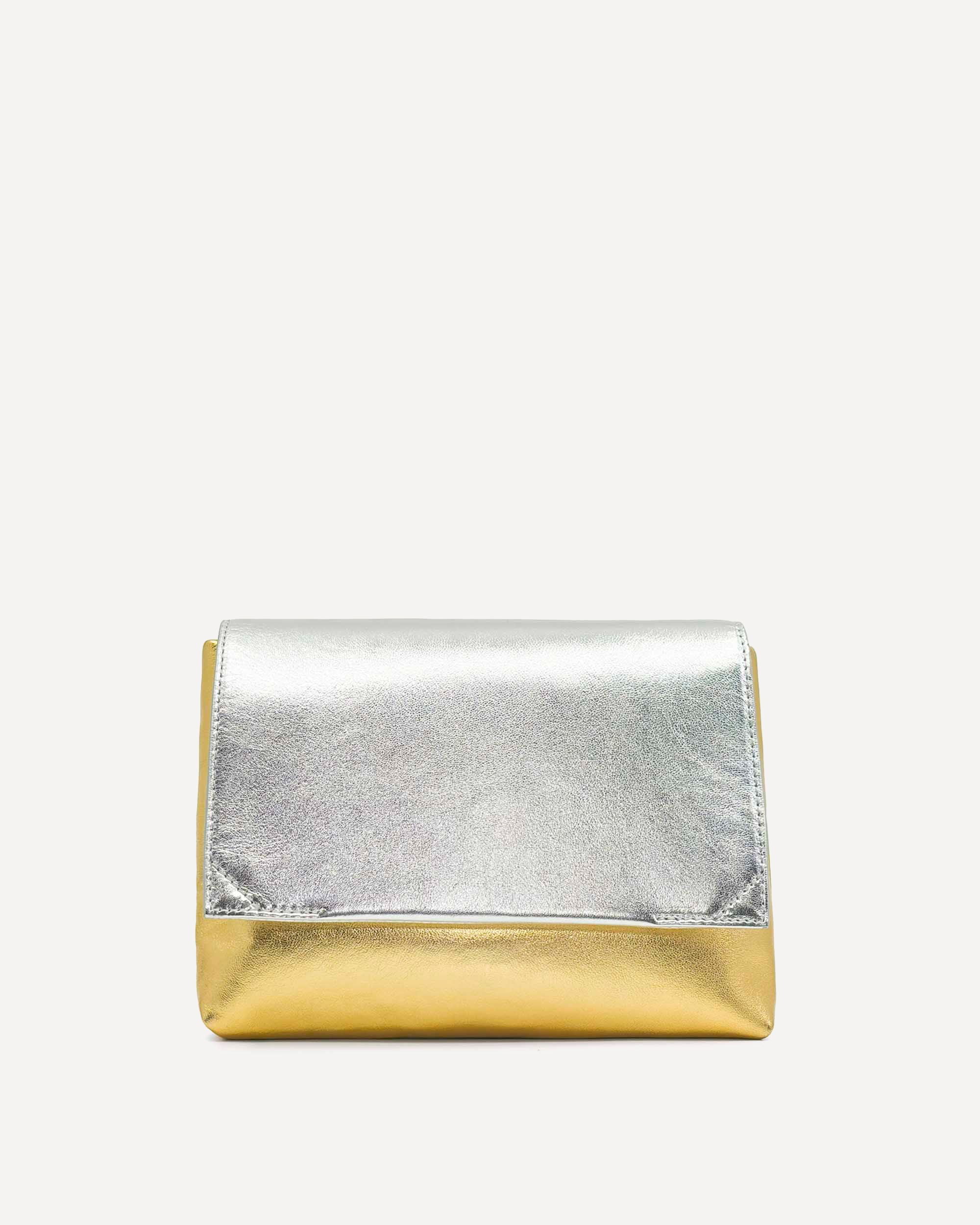 Sheath Clutch | Gold/Silver