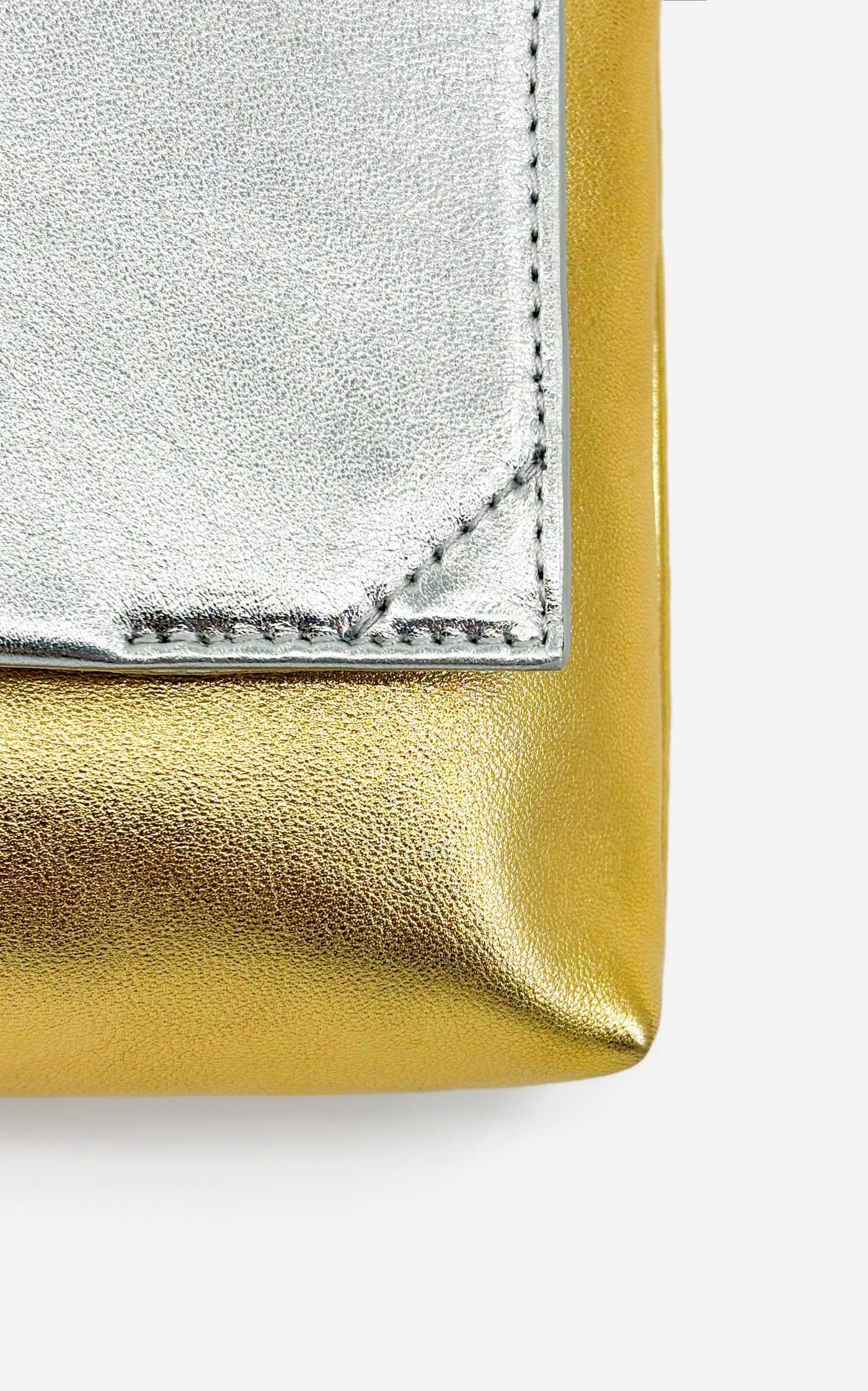 Sheath Clutch | Gold/Silver