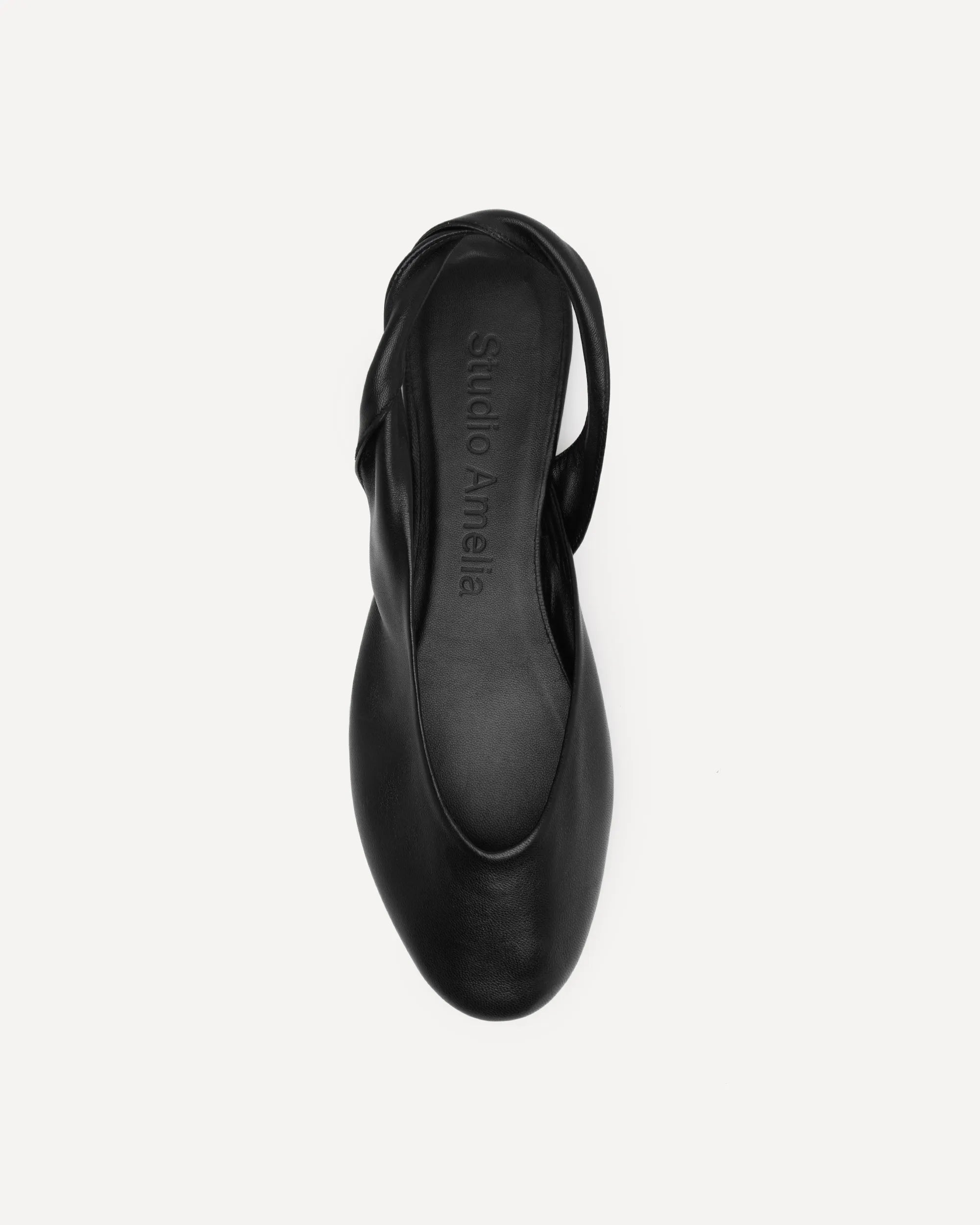 Black ballet flats for the office