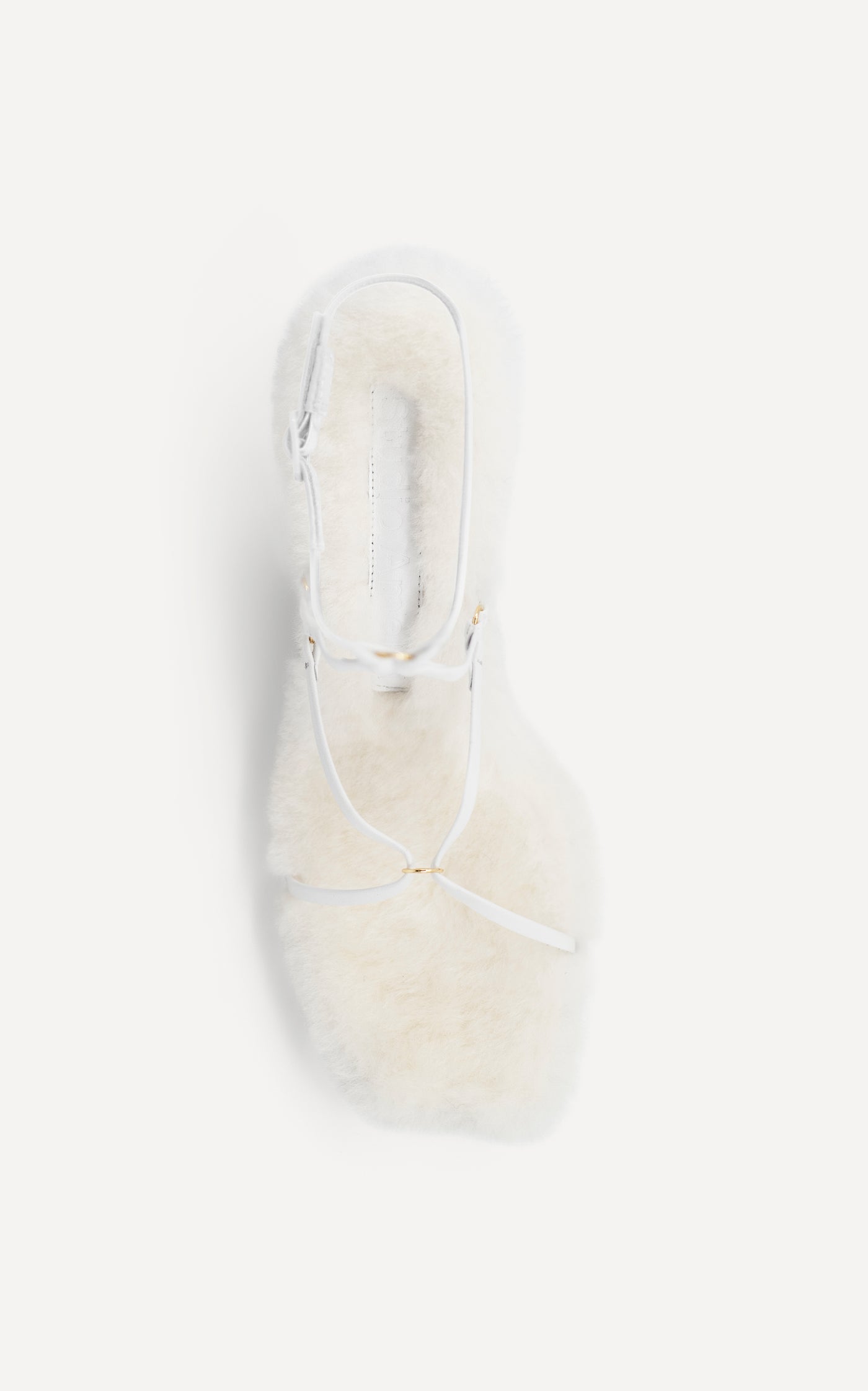 Sissonne 80 Heel | White Shearling