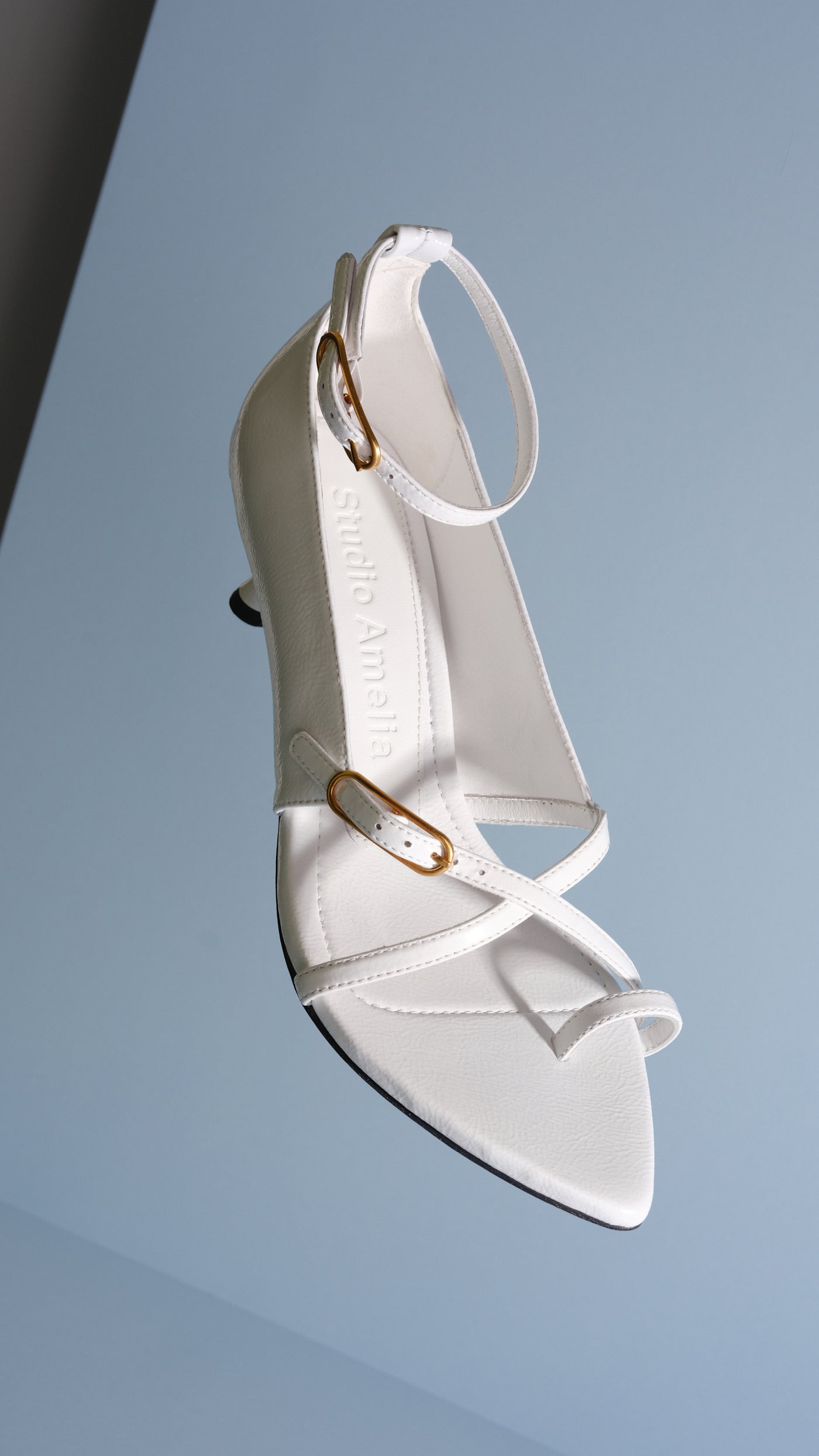 Sabrina 50 Sandal | White