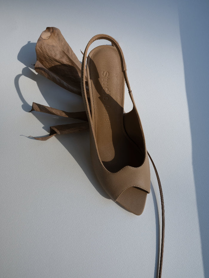 Helix 90 Slingback | Beige