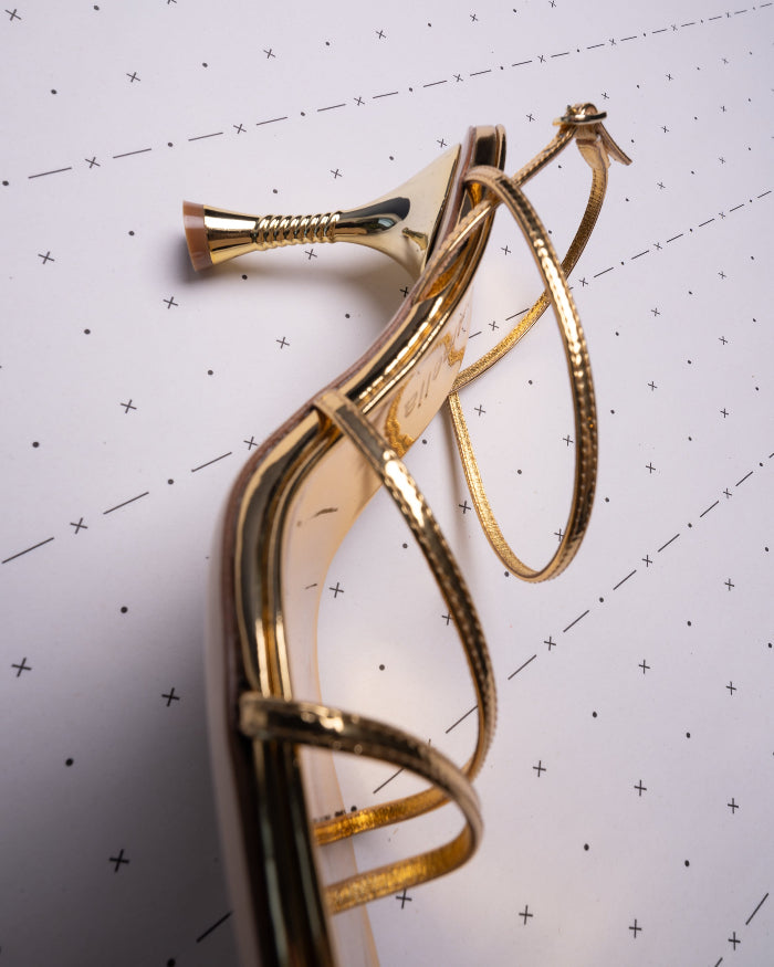 Helix 90 Sandal | Gold