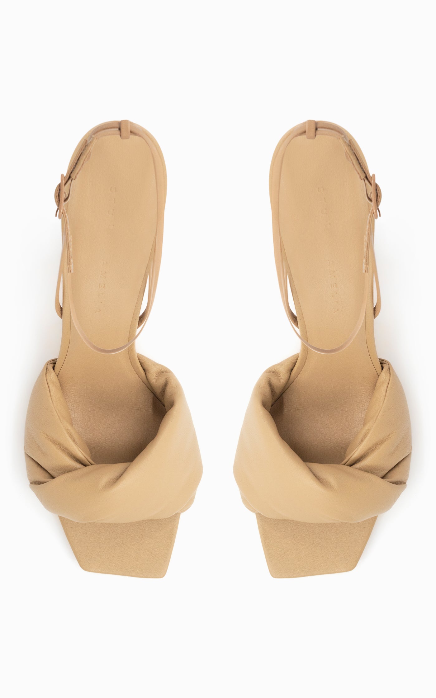 Twisted 90 Heel | Beige