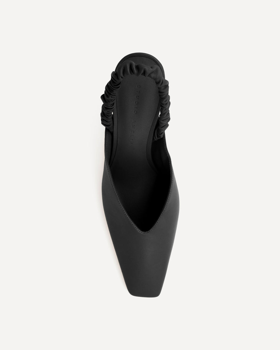 Zadie 90 Mule | Black