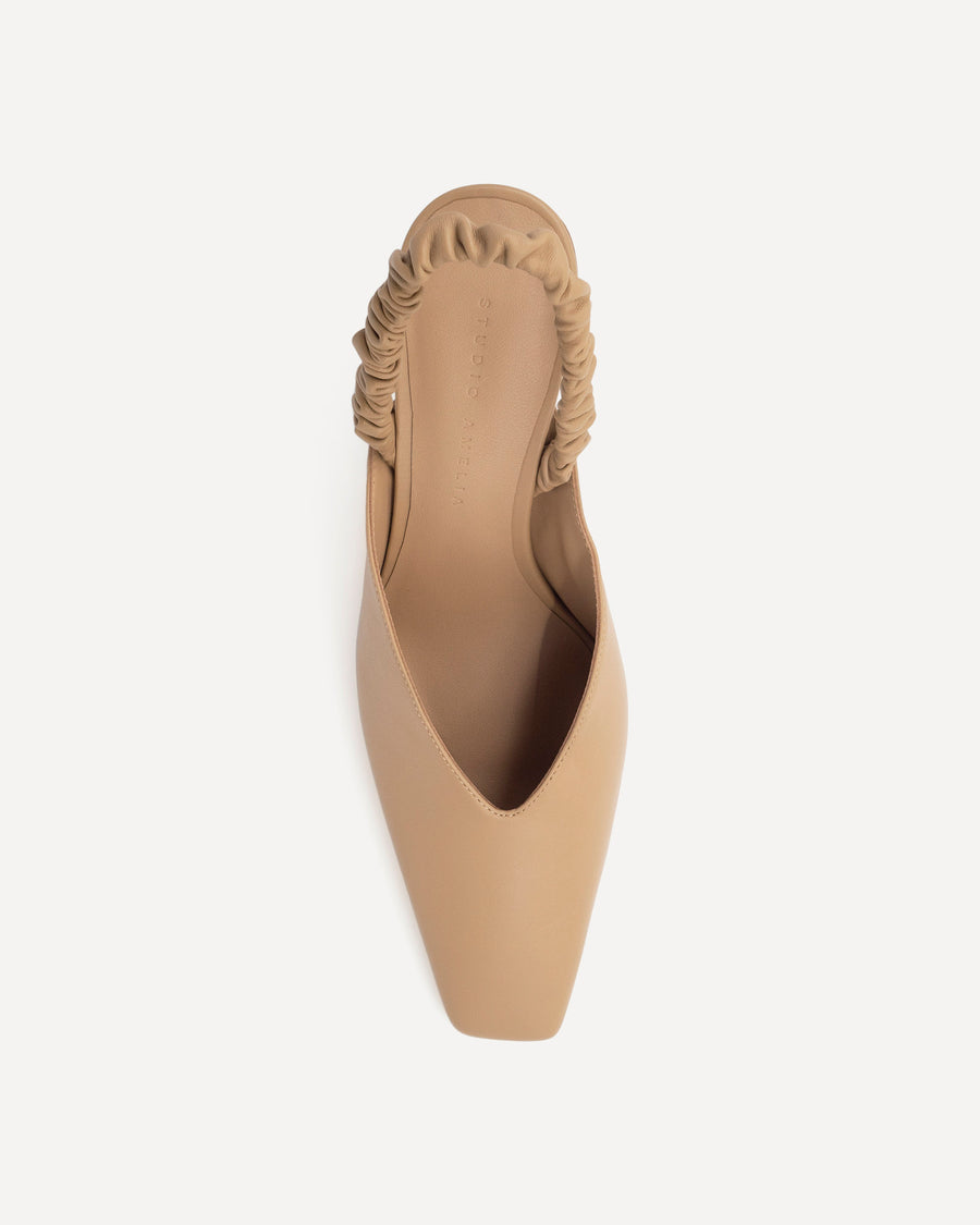 Zadie 90 Mule | Beige
