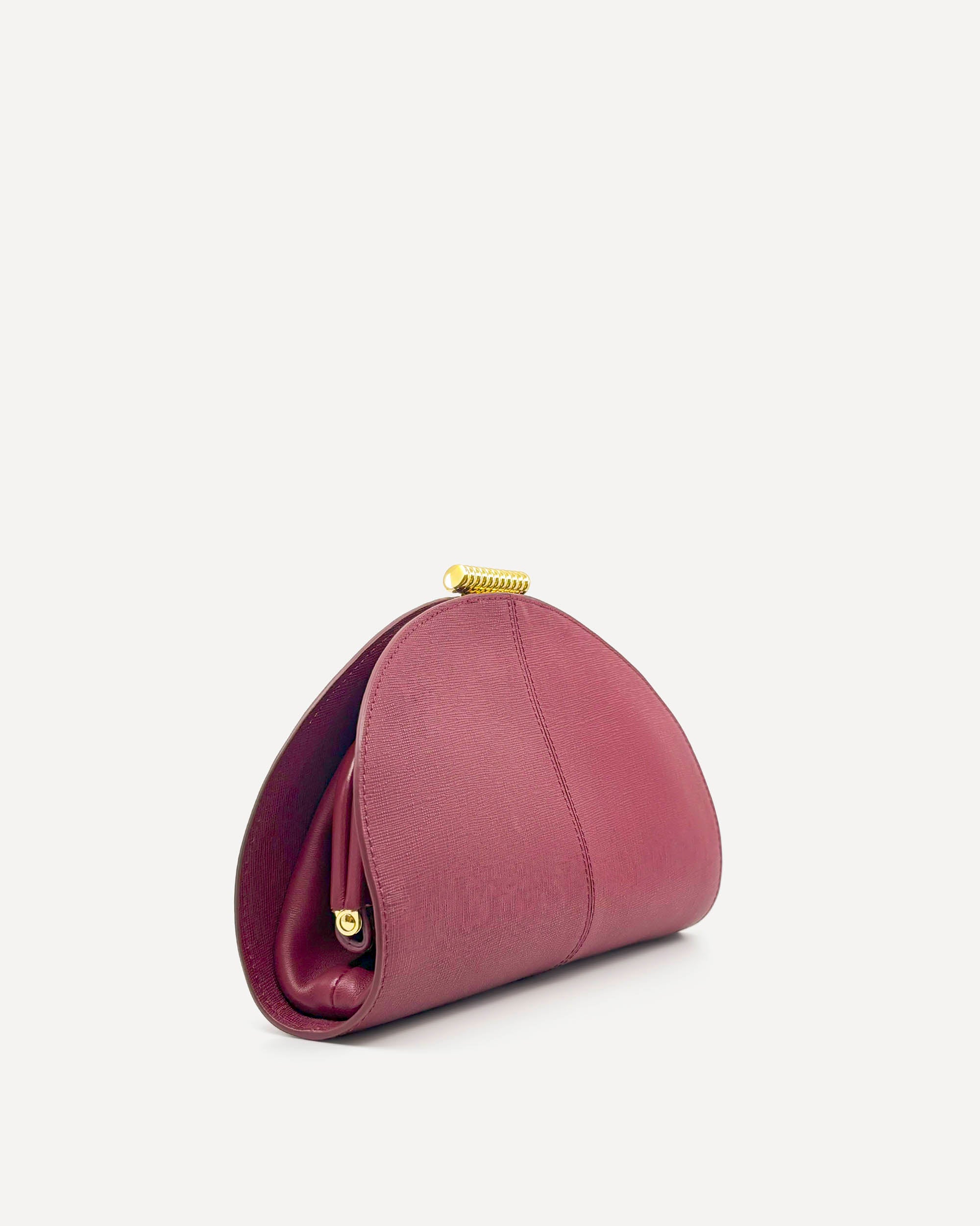 Zamora Clutch | Bordeaux