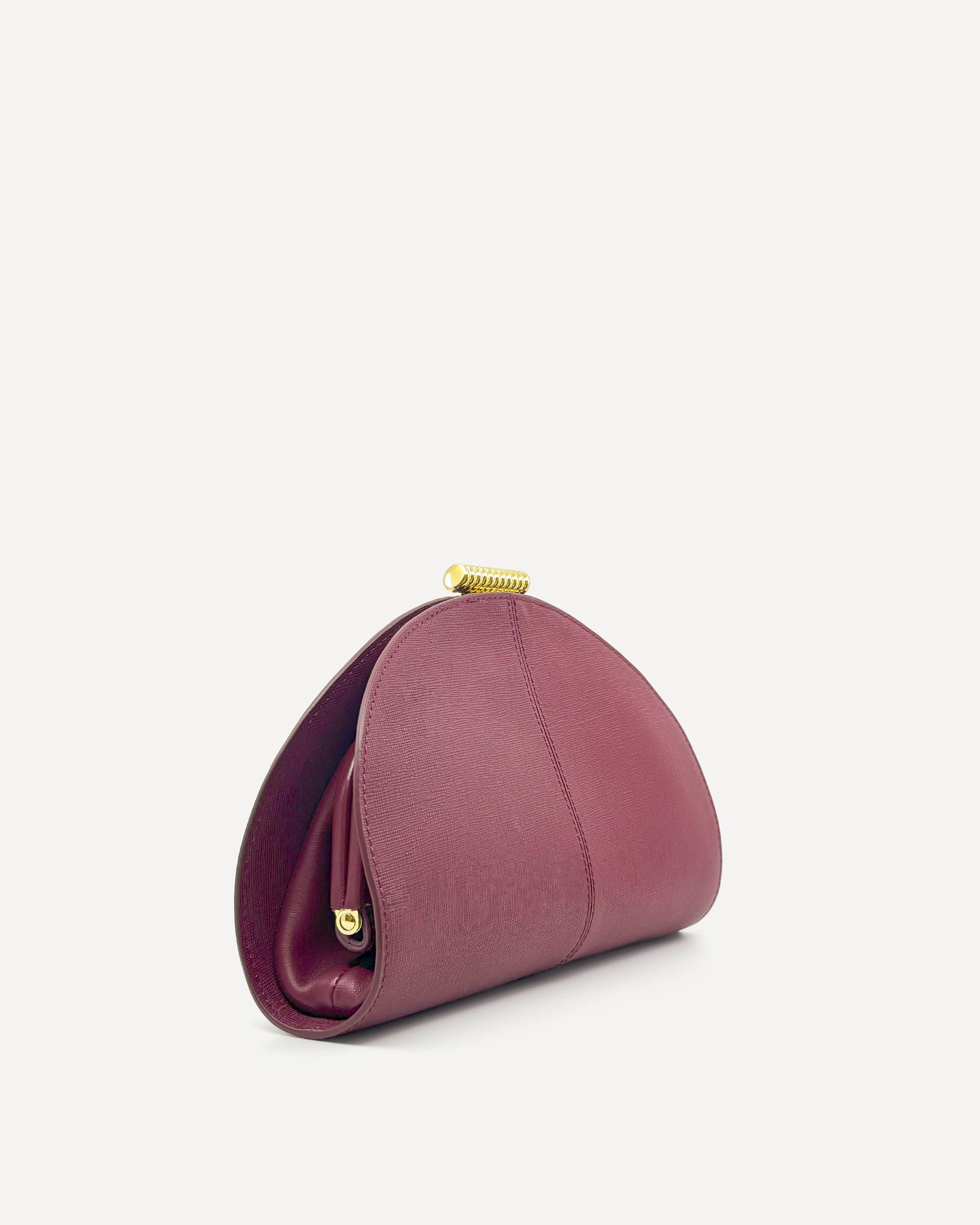Zamora Clutch | Burgundy